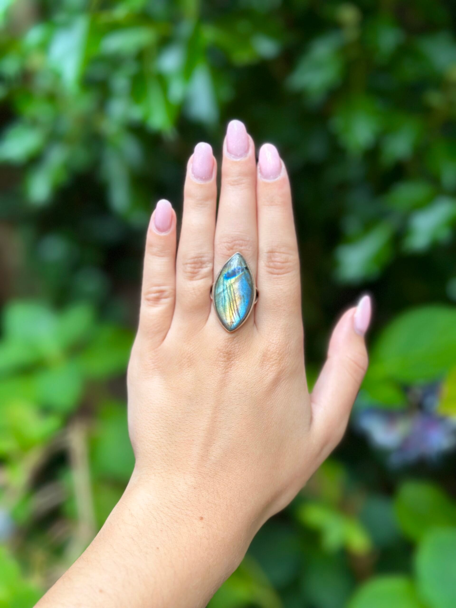 XL Labradorite Ring - Image 4
