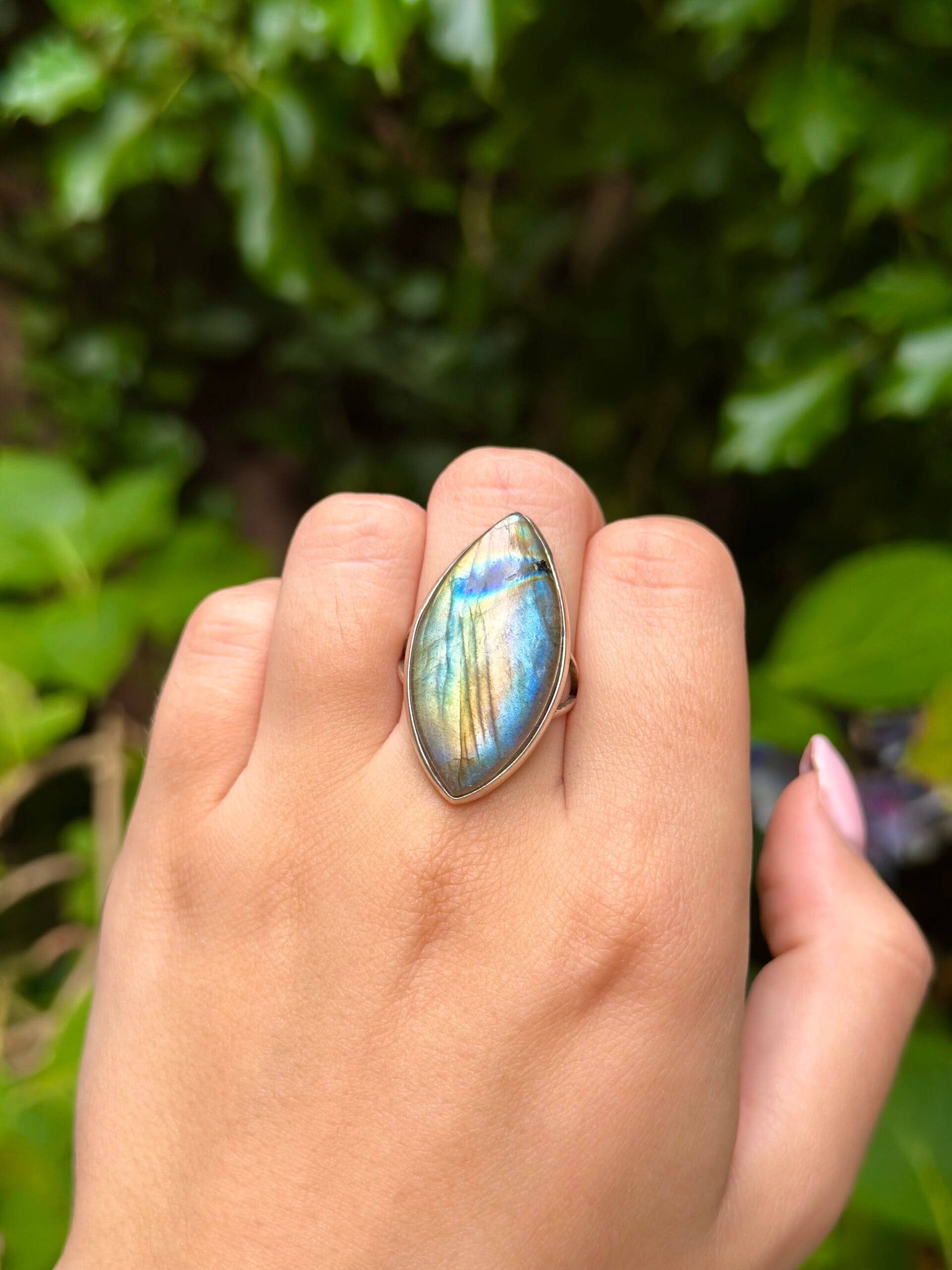 XL Labradorite Ring - Image 3