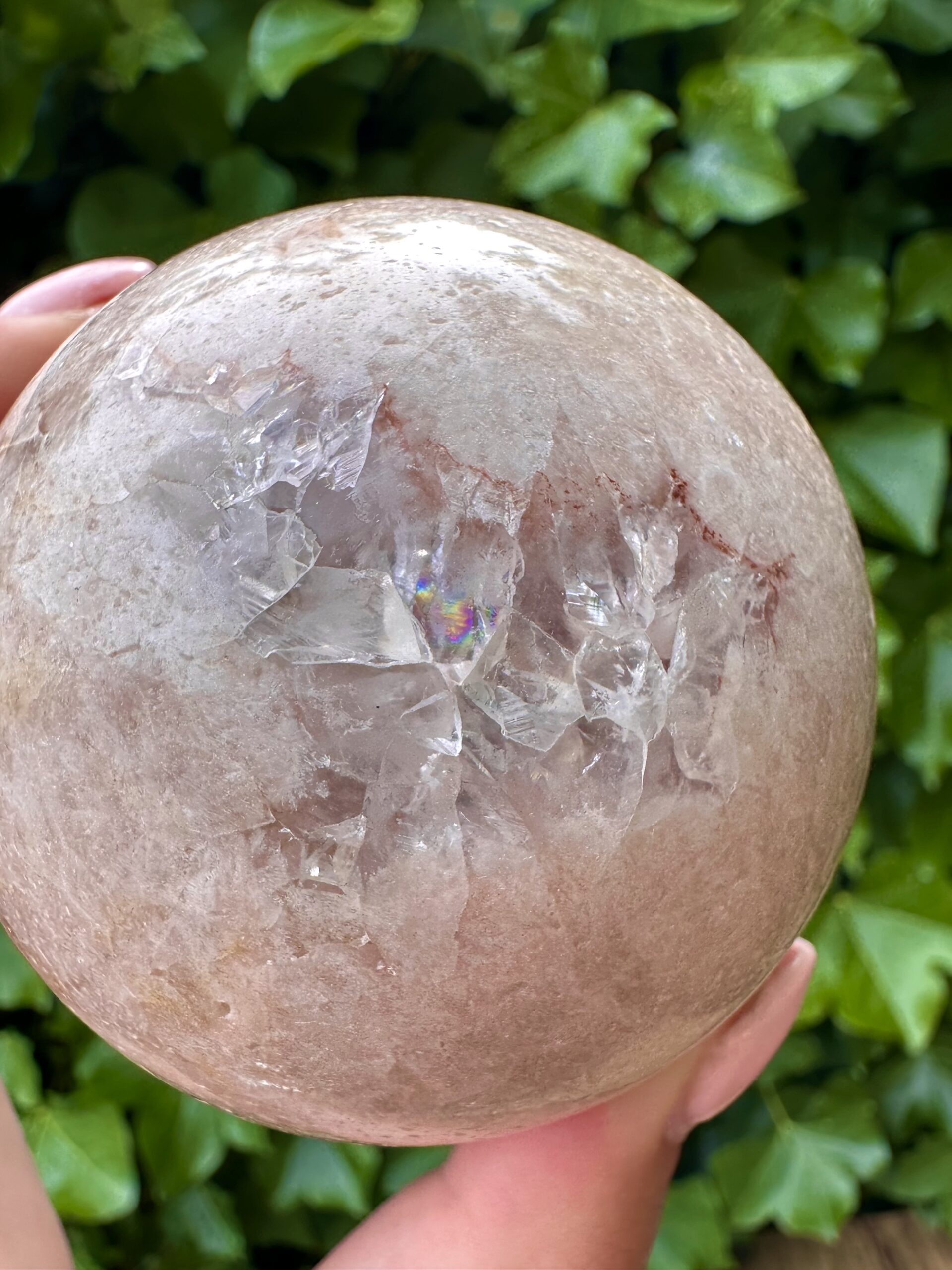 "Aphrodite" Pink Amethyst Sphere - Image 2