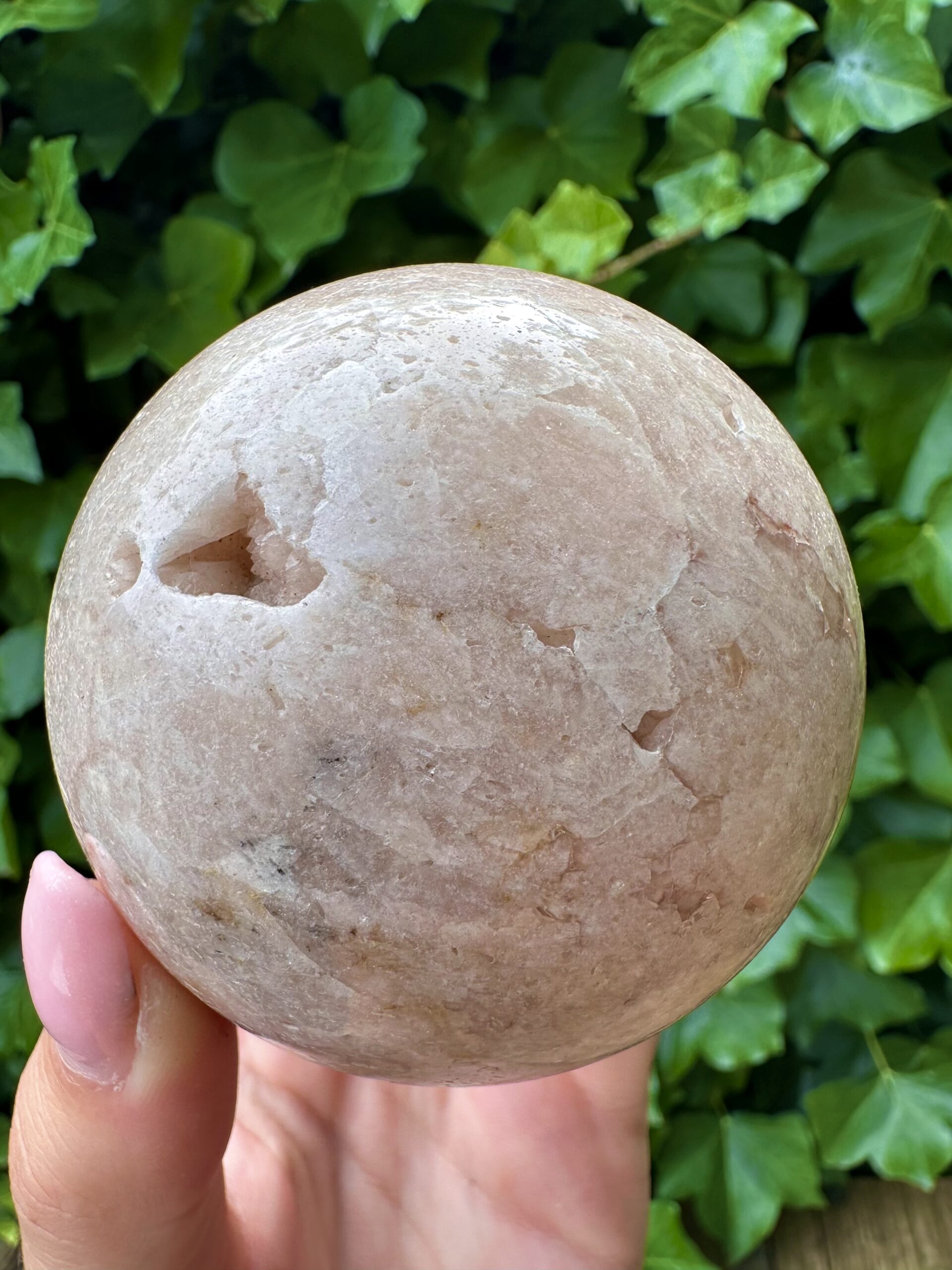 "Aphrodite" Pink Amethyst Sphere - Image 4