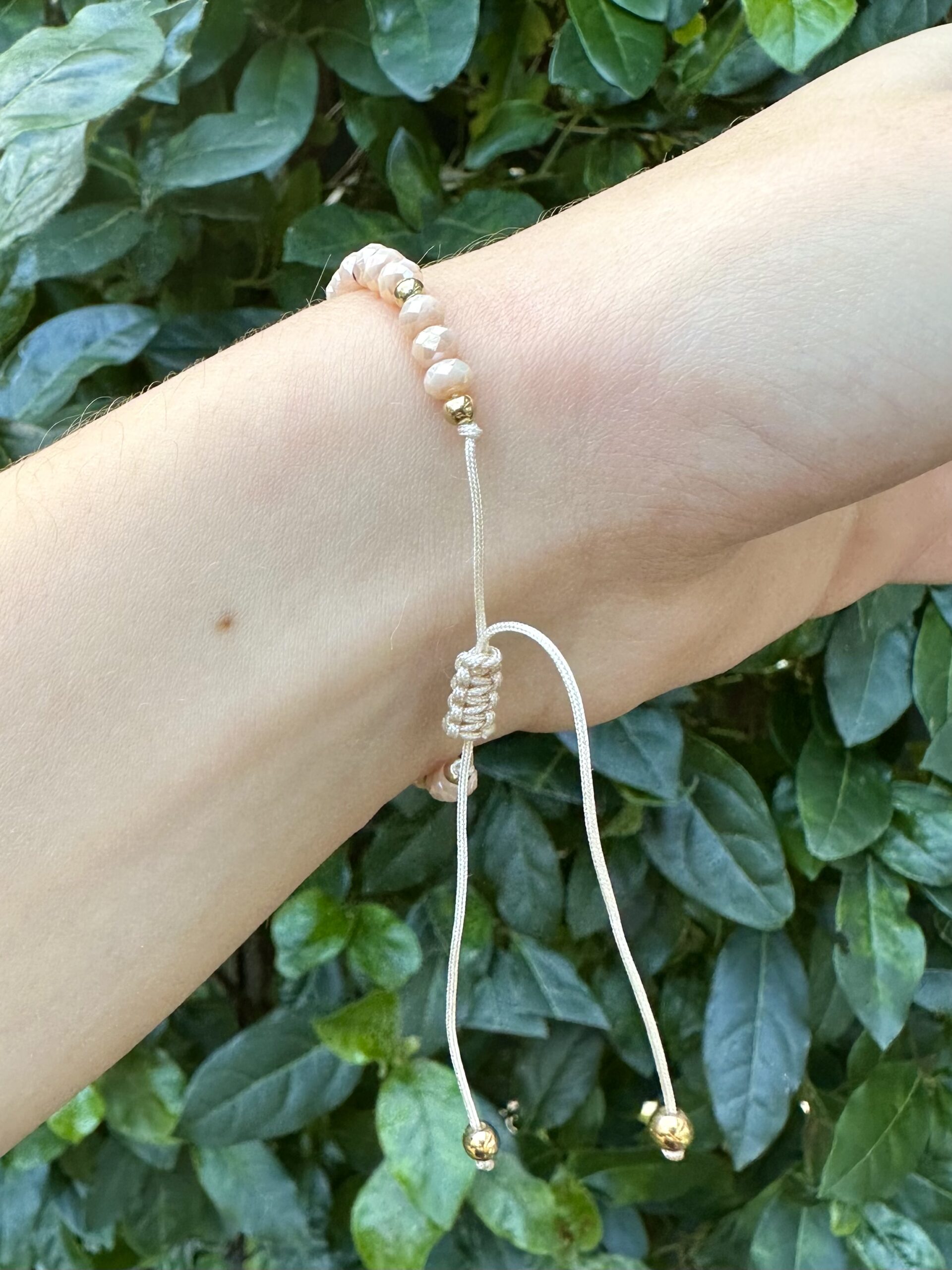Peach Moonstone Bracelet - Image 2