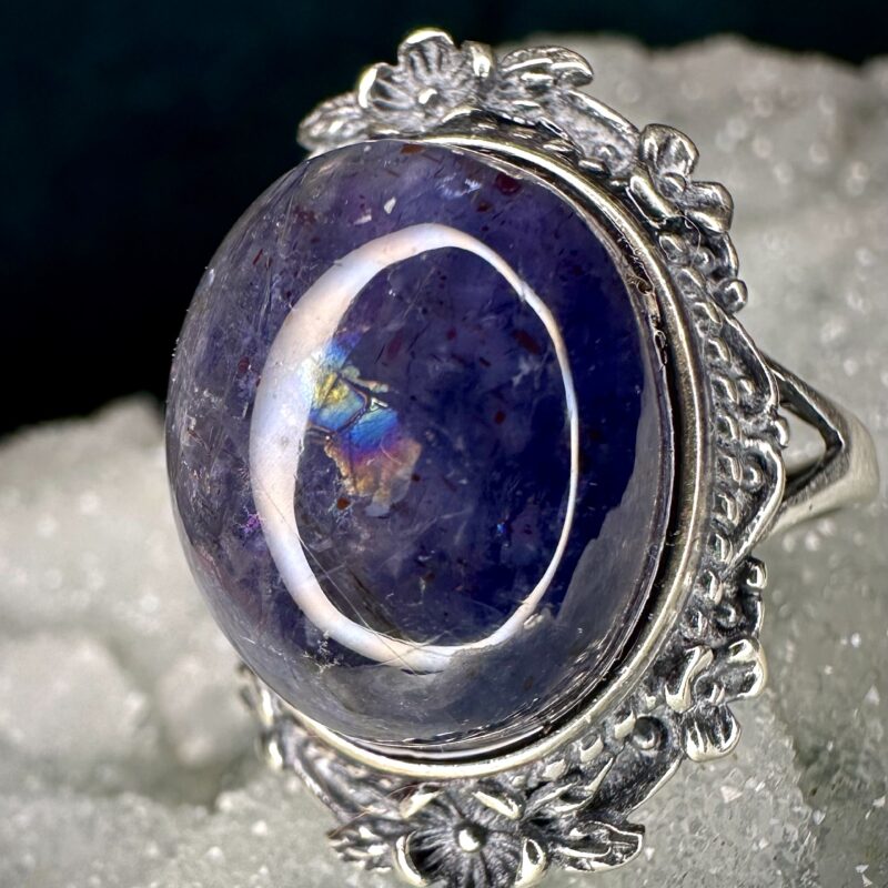 RARE Iolite x Sunstone Ring 6