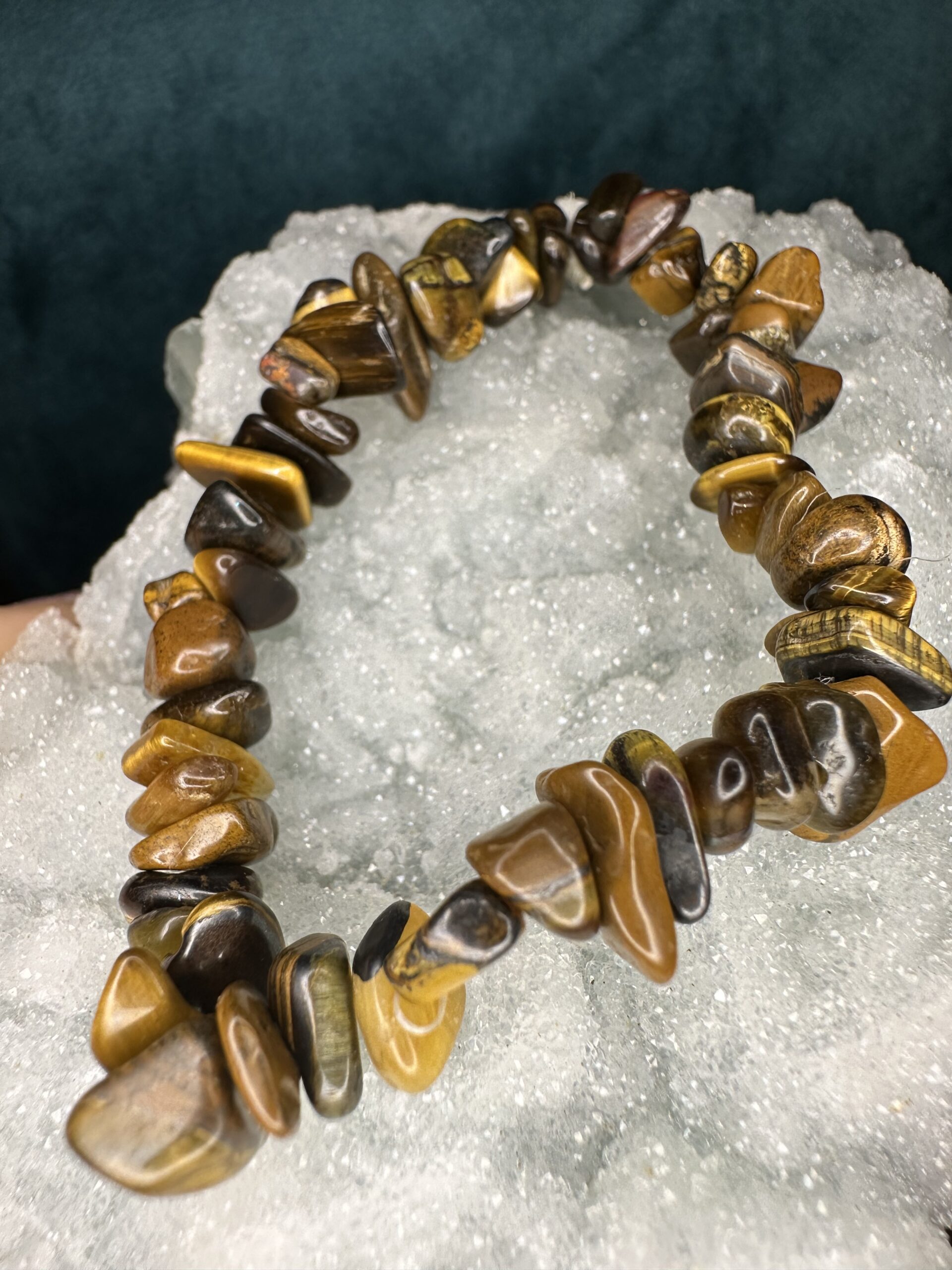 Tigers Eye Chip Bracelet