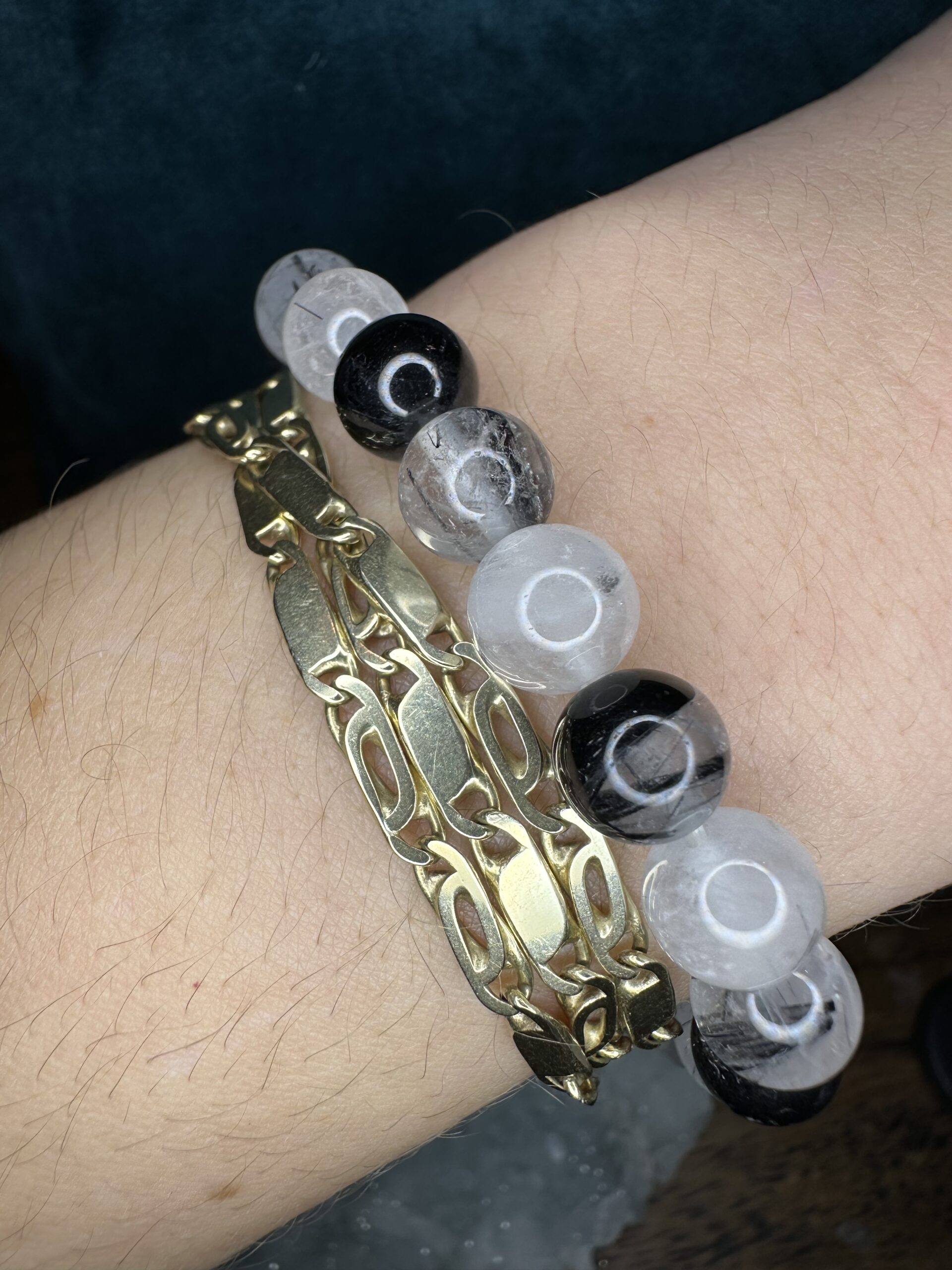 Tourmaline in quartz bracelet - Image 2