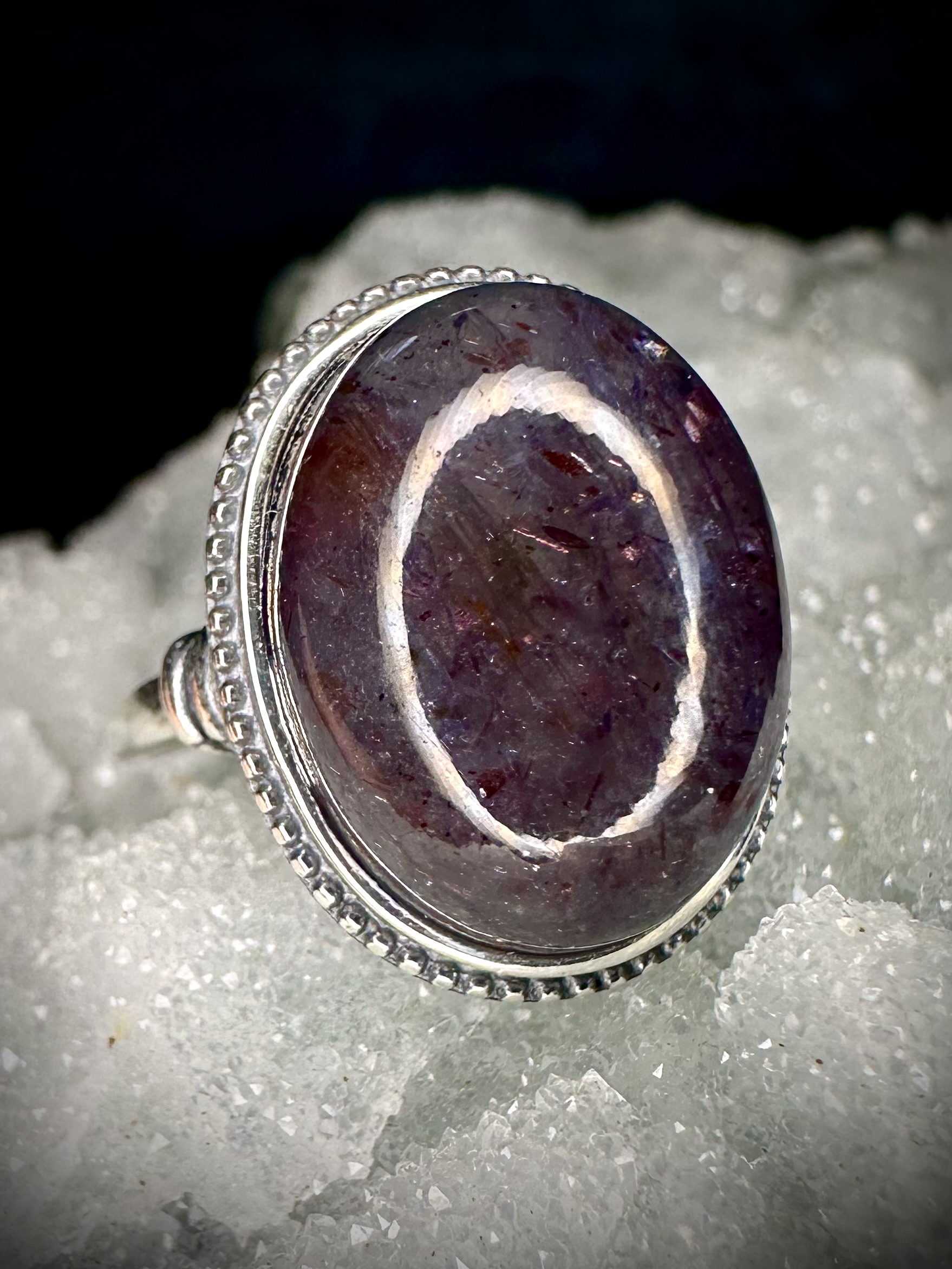 RARE Iolite x Sunstone Ring 10