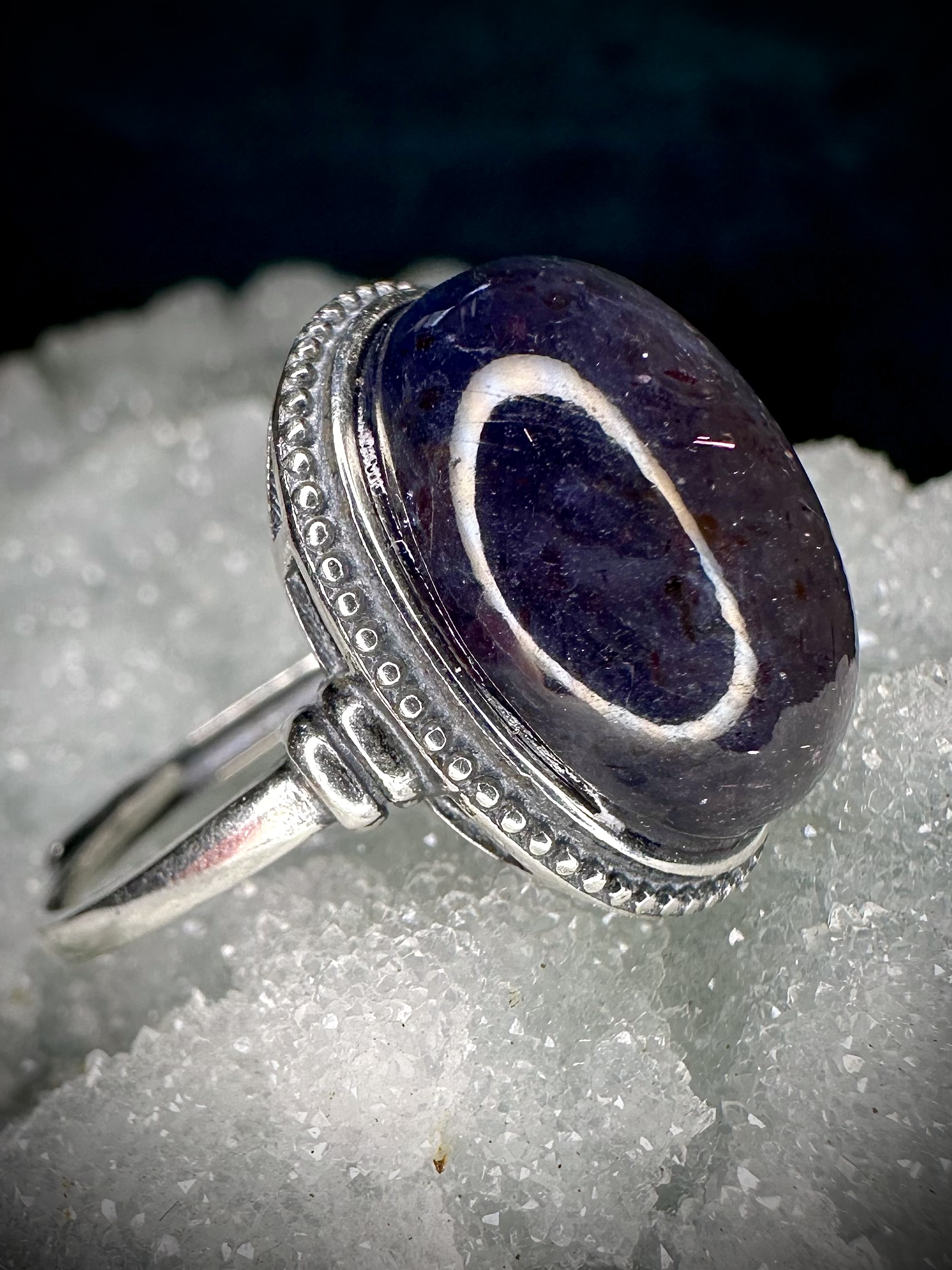 RARE Iolite x Sunstone Ring 10 - Image 2