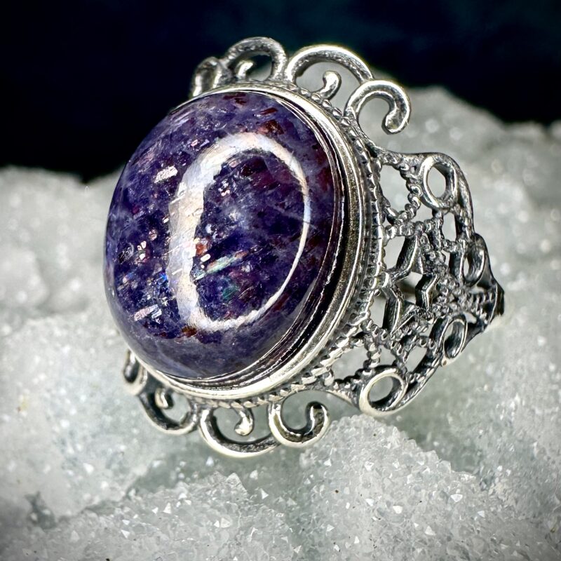 RARE Iolite x Sunstone Ring 14