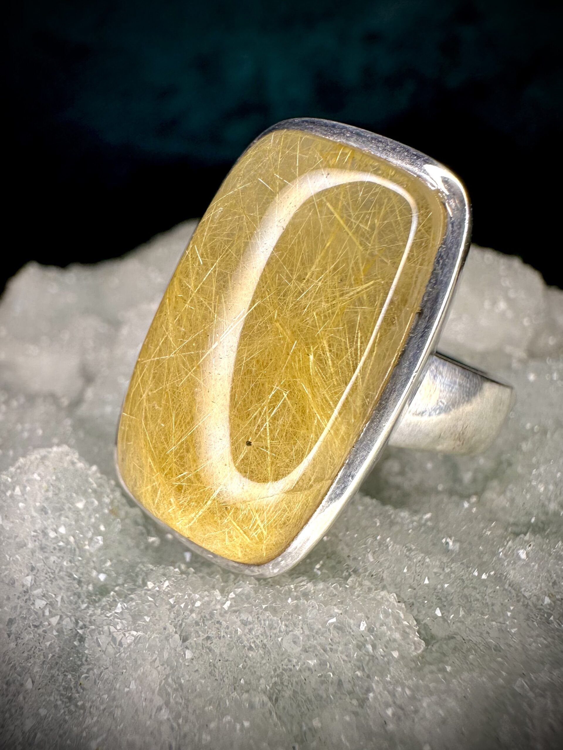 Golden Rutile Ring STARBORN