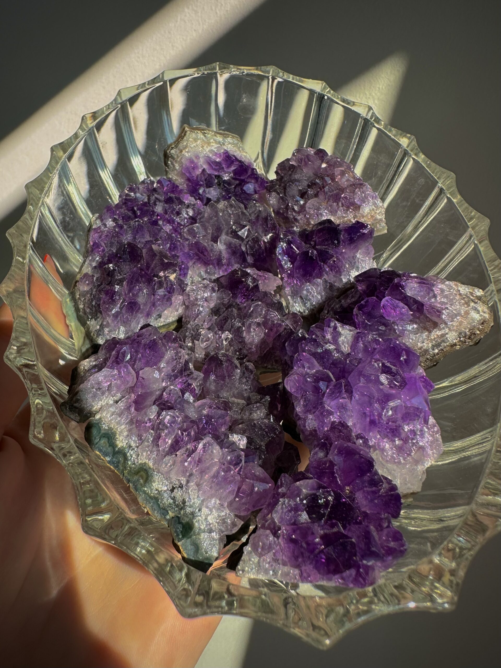 High Quality Mini Amethyst Cluster