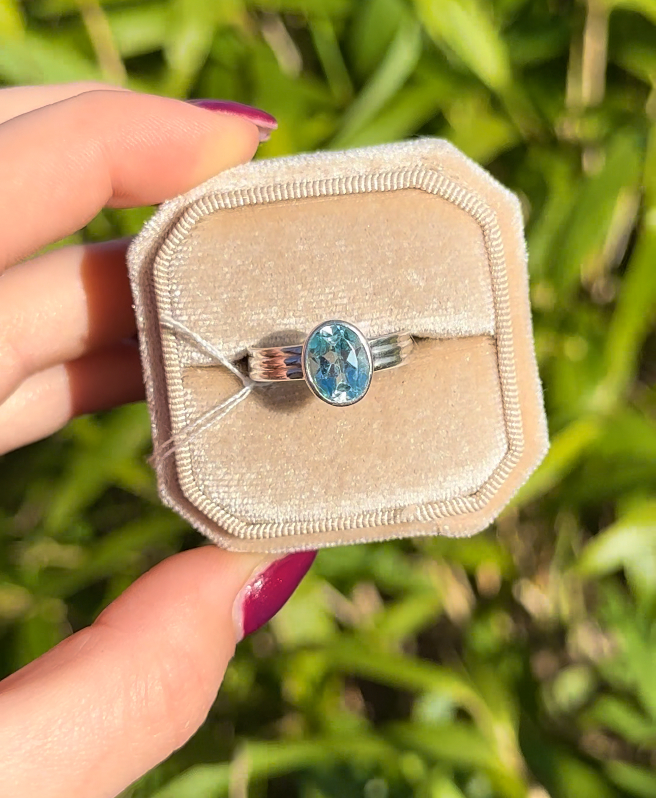 Blue Topaz Ring - Image 2