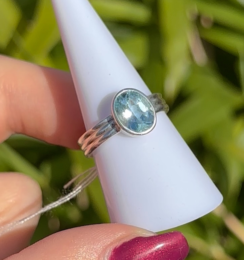 Blue Topaz Ring