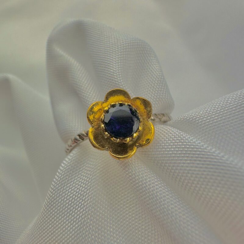 Iolite Ring Flora