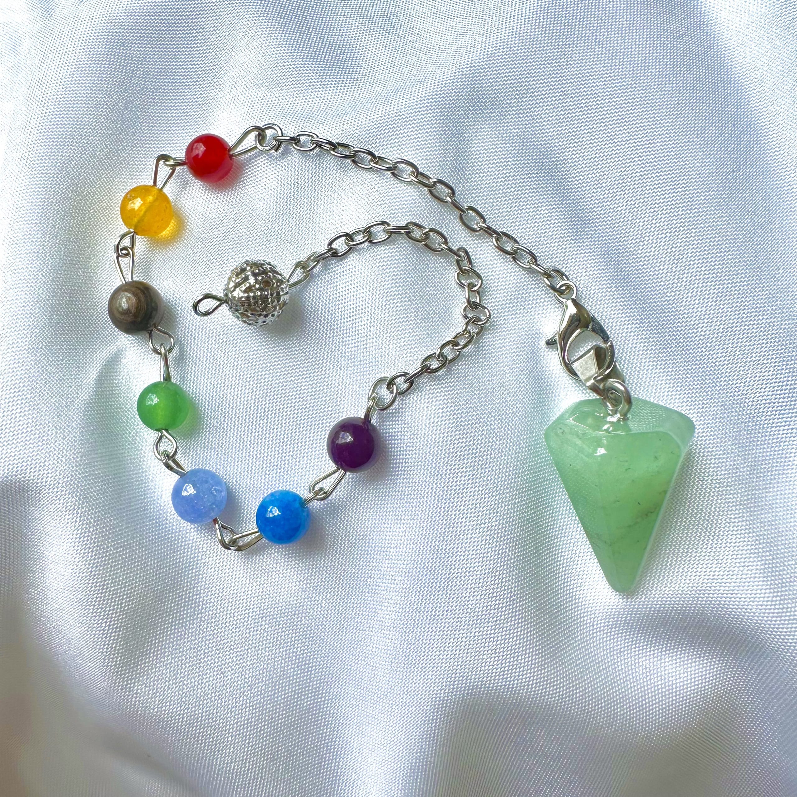 Green Aventurine Chakra Pendulum
