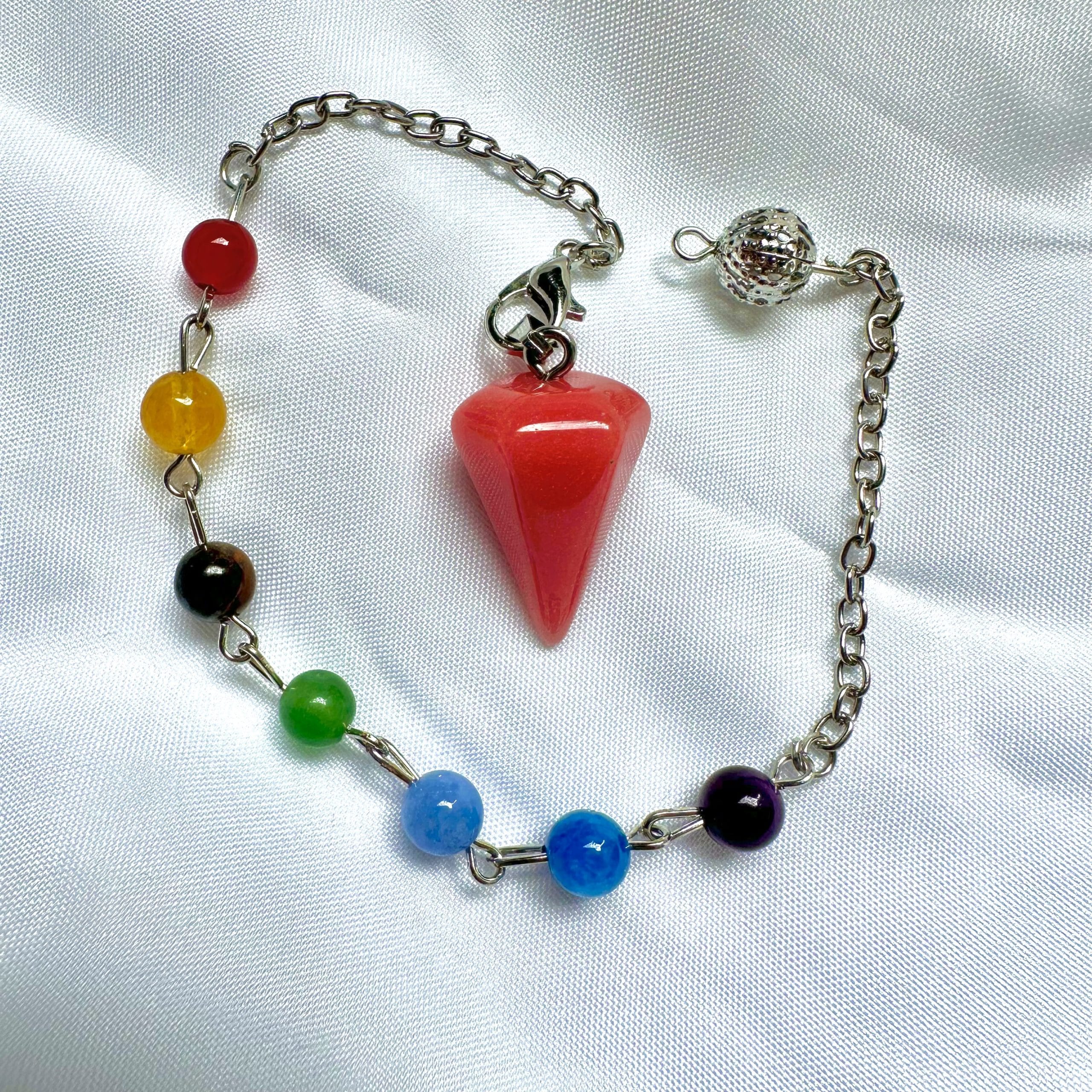 Red Aventurine Chakra Pendulum