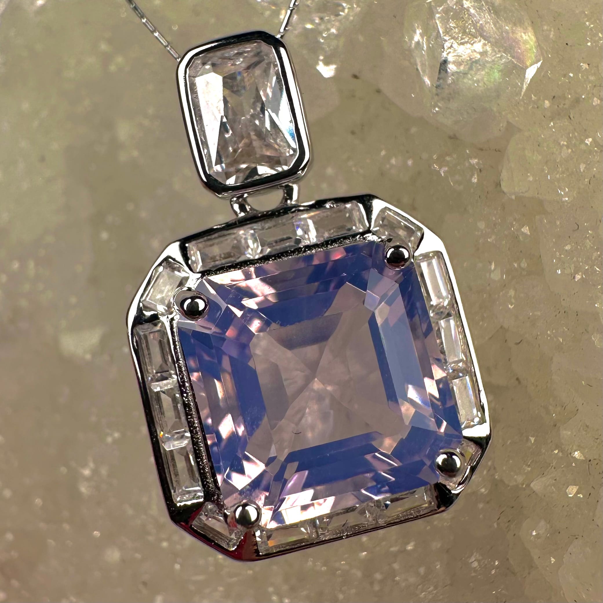 Princess Lavender Moon Pendant