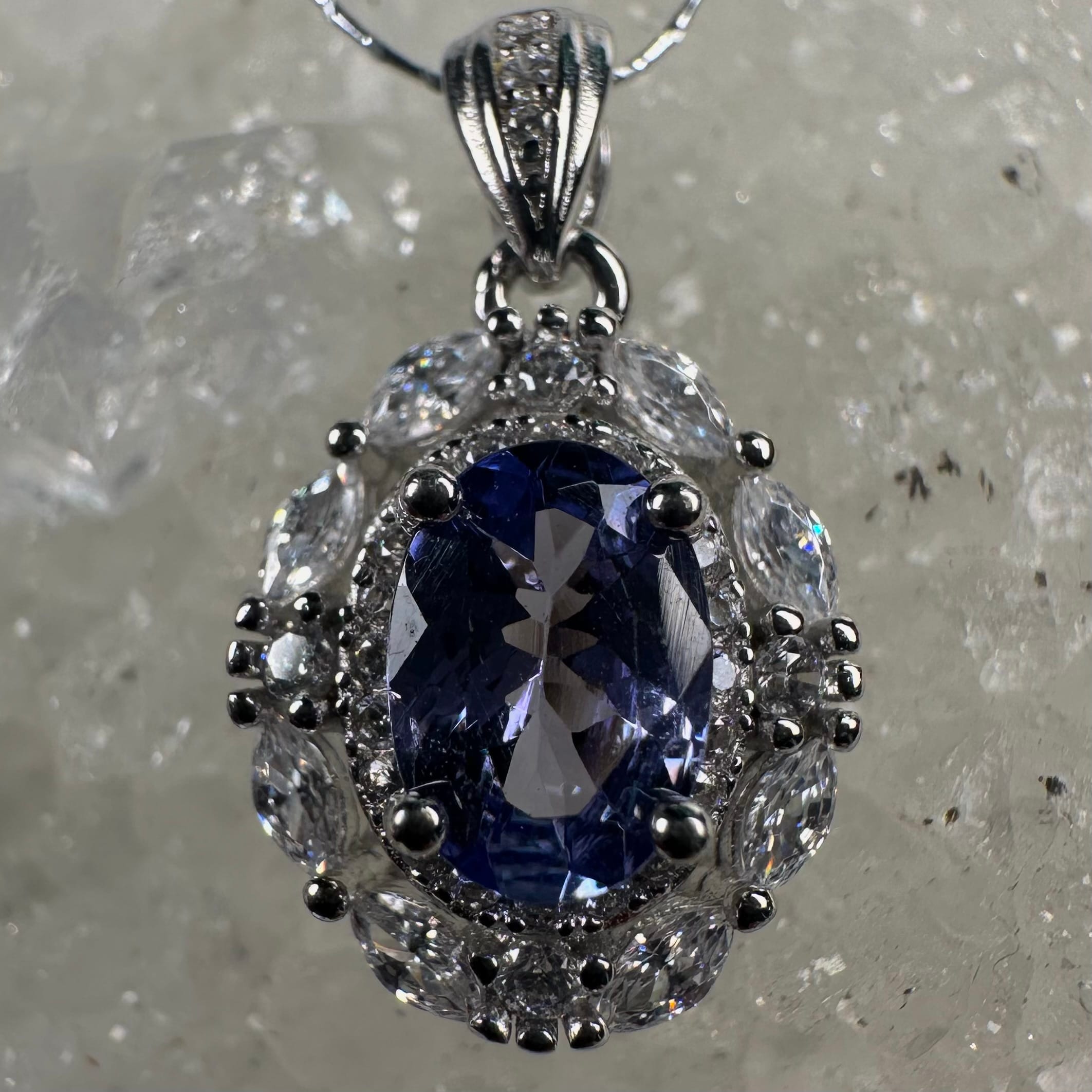 Luxe Royal Sapphire Pendant - Image 2