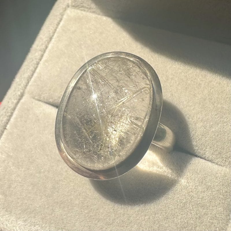 Golden Rutile Ring