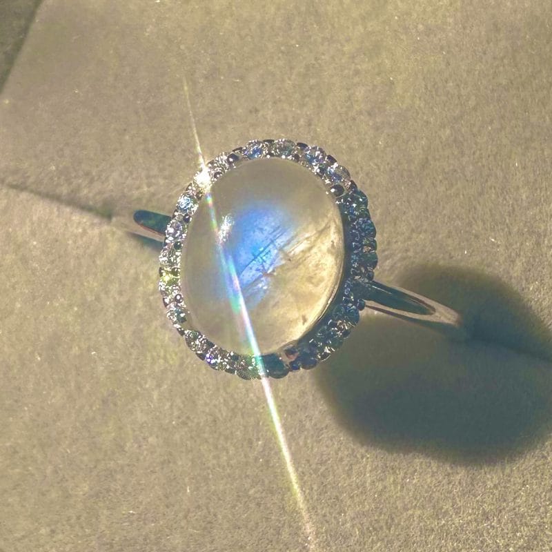 Moonstone Princess Ring