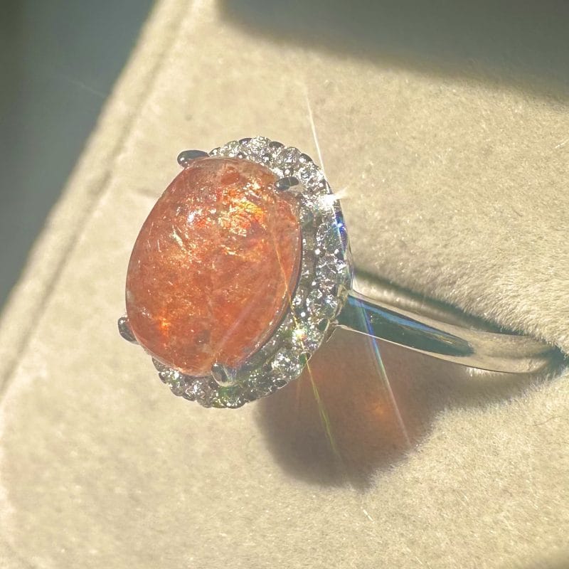 Confetti Sunstone Princess Ring