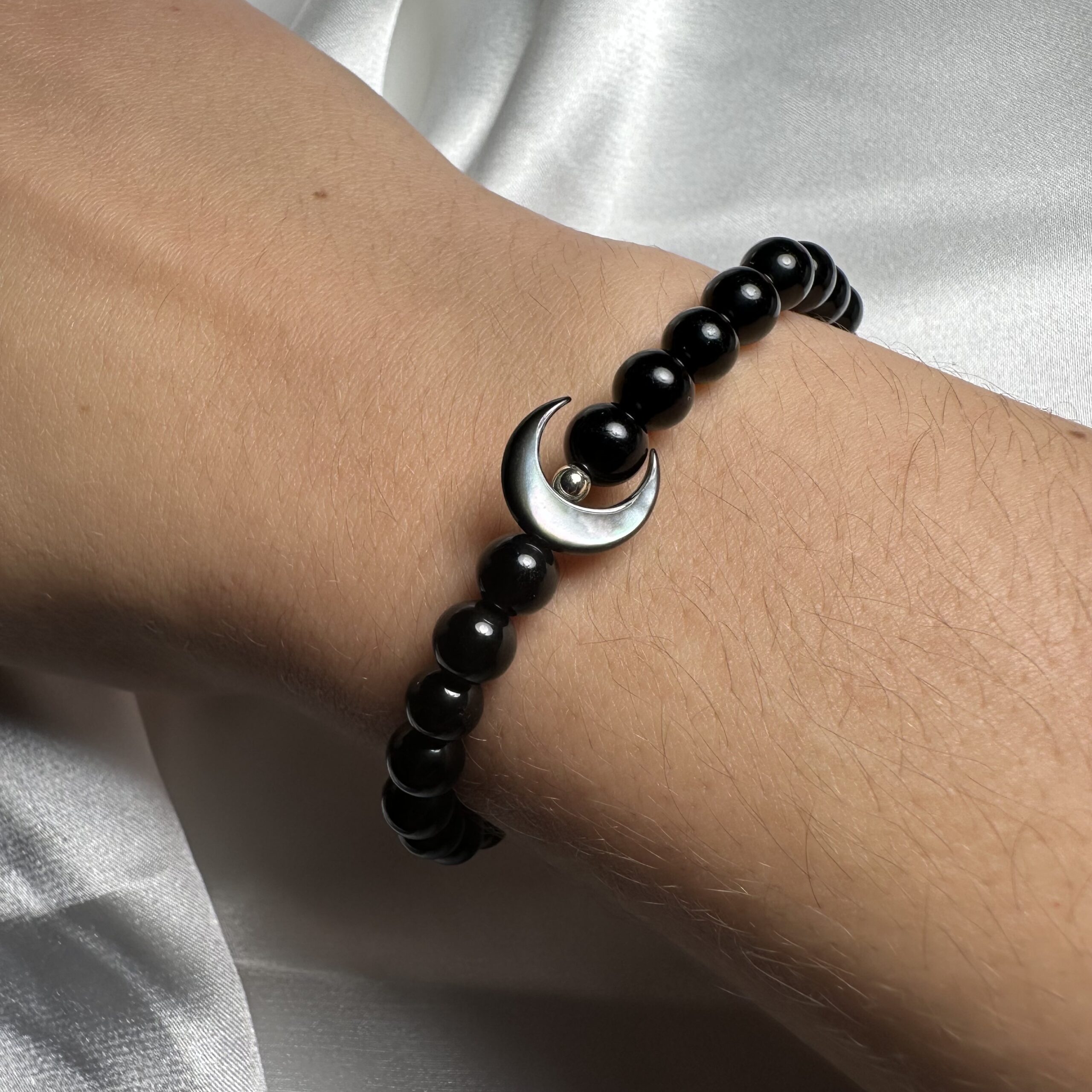 🖤 Reiki Charged Obsidian Bracelet "Dark Moon" 🖤