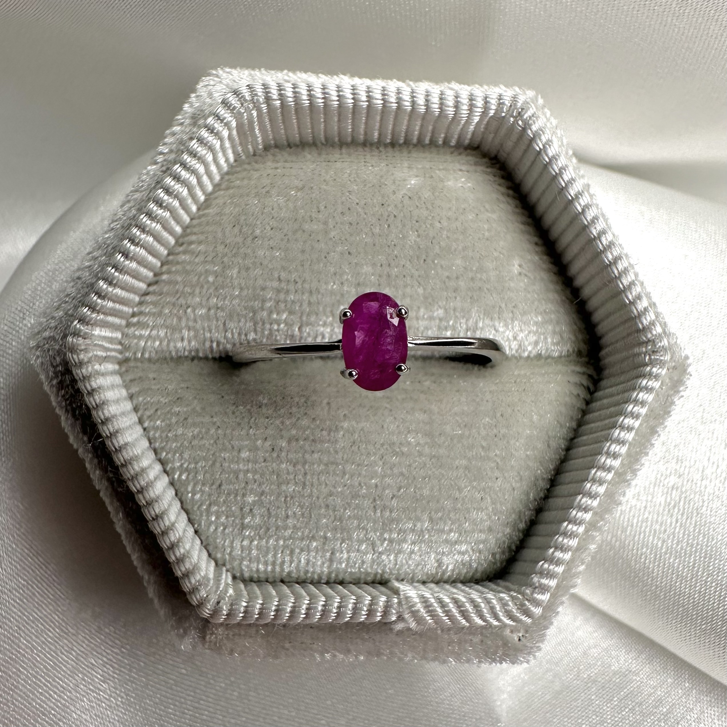 Dainty Ruby Ring - Image 3