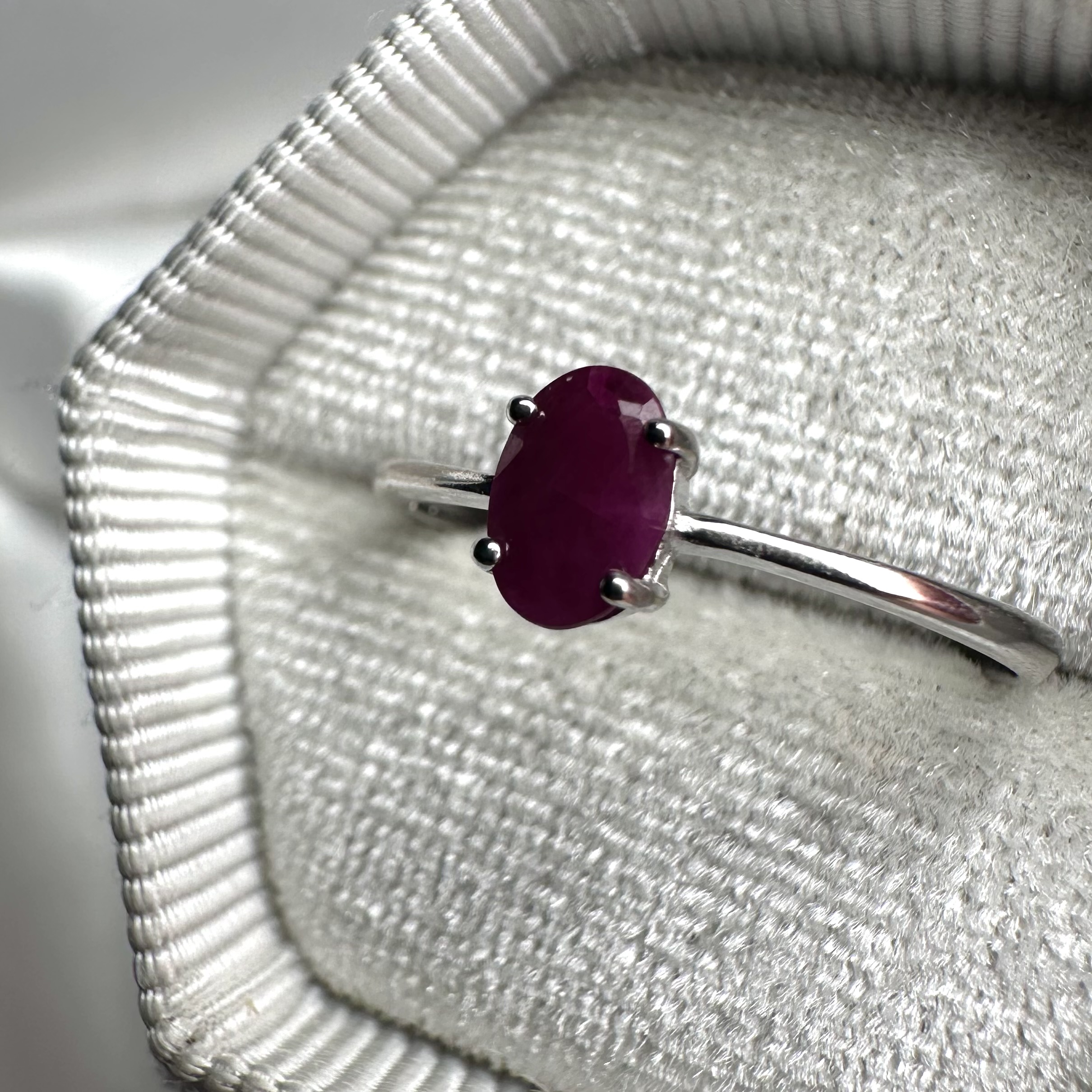 Dainty Ruby Ring - Image 4