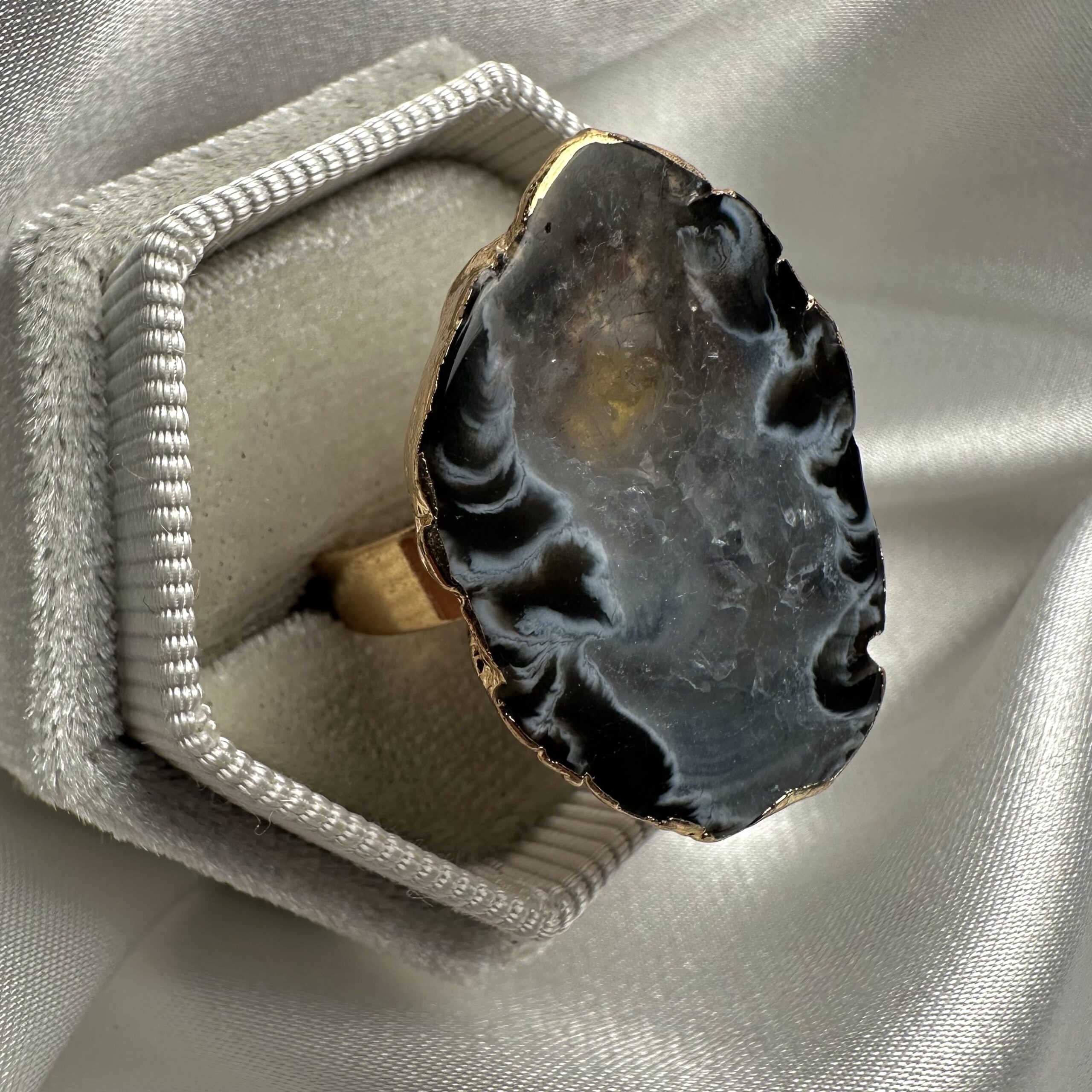 XL Agate Ring 8