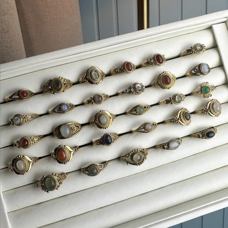 Mystery Gemstone Ring - Size 9 to 9.5