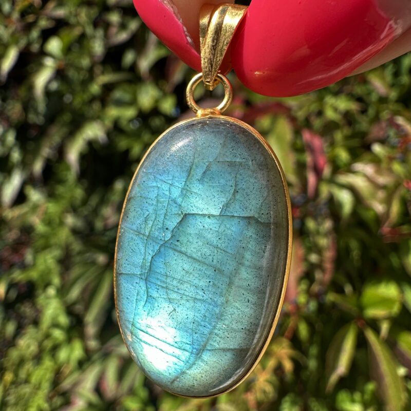 Labradorite Pendant Gold #2