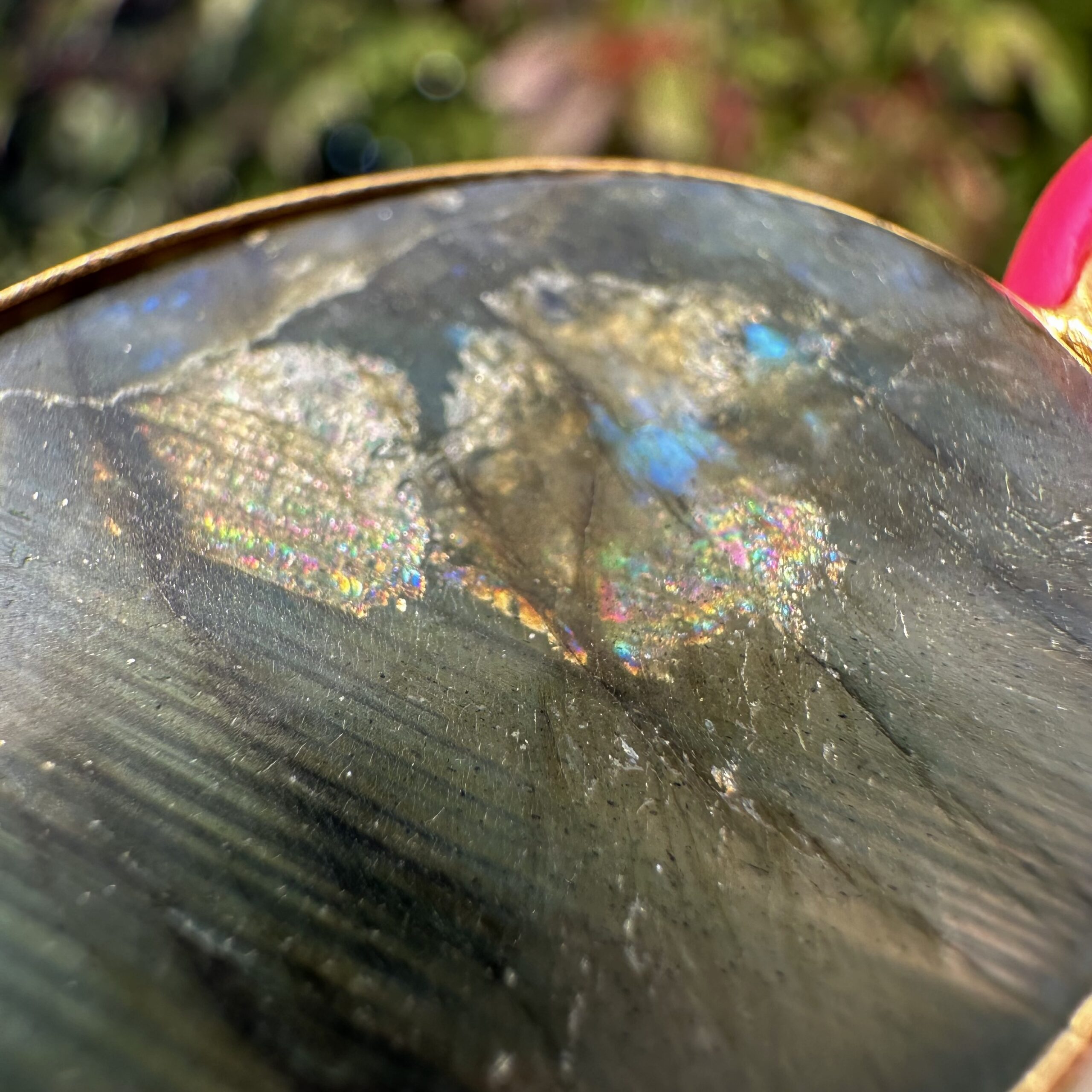 Labradorite Pendant Gold #5 - Image 5