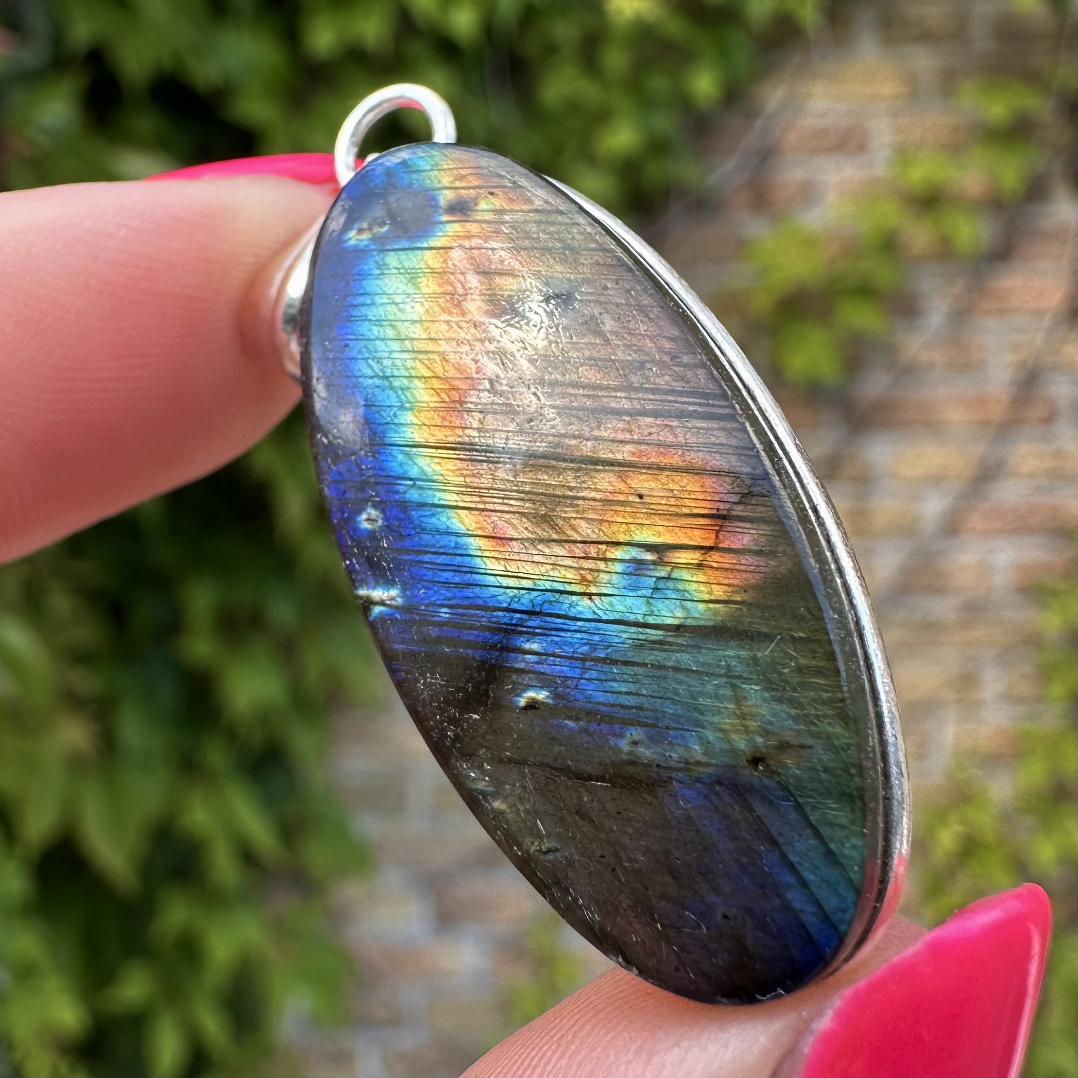 Labradorite Pendant Silver #2 - Image 3