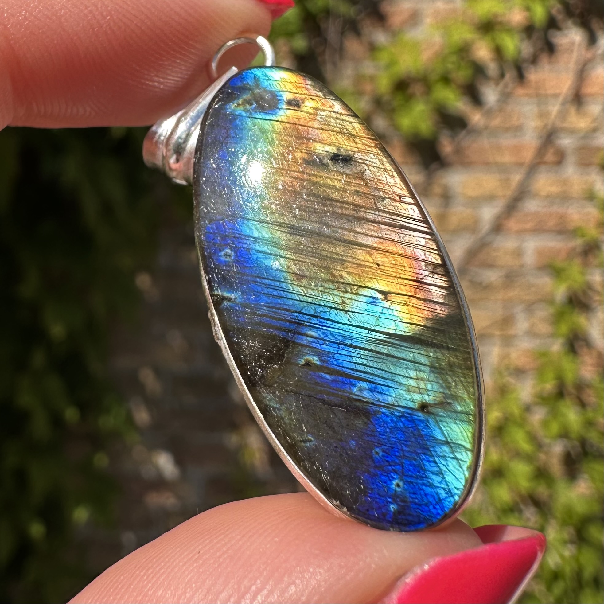 Labradorite Pendant Silver #2 - Image 4