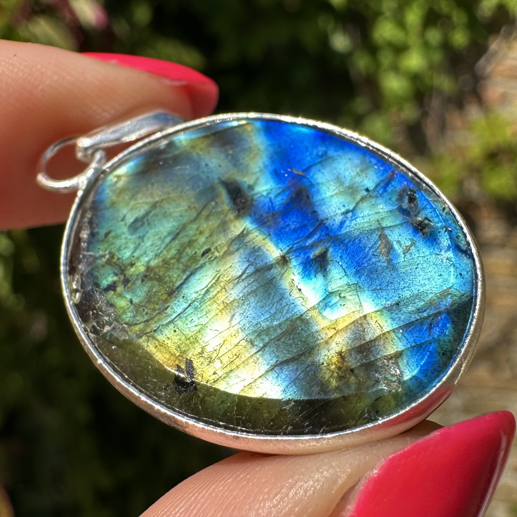 Labradorite Pendant Silver #7 - Image 5