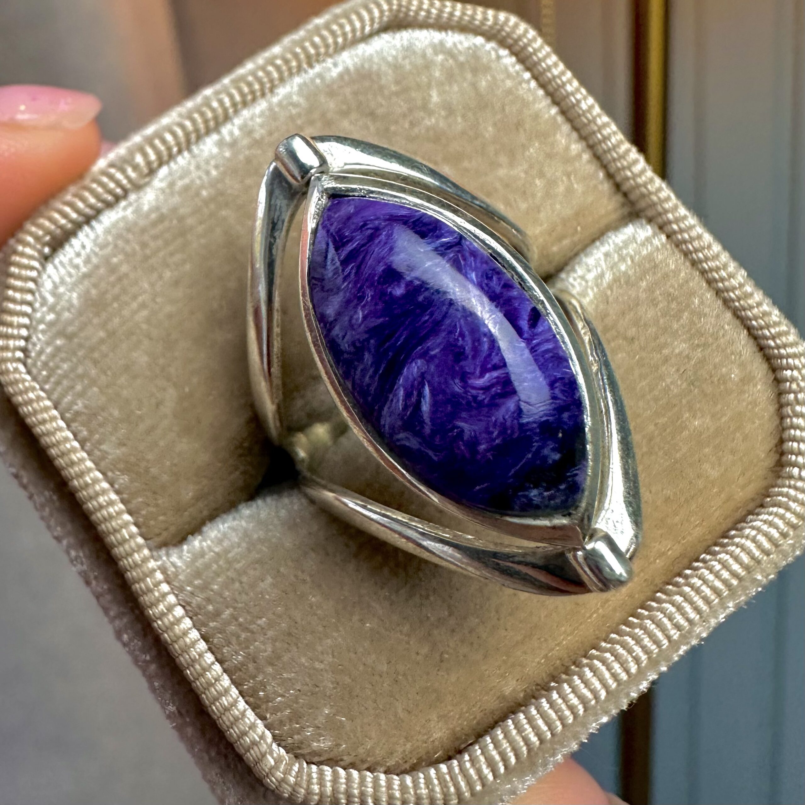 ✨2 in 1 Chaorite & Blue Lace Agate Sterling Silver Ring
