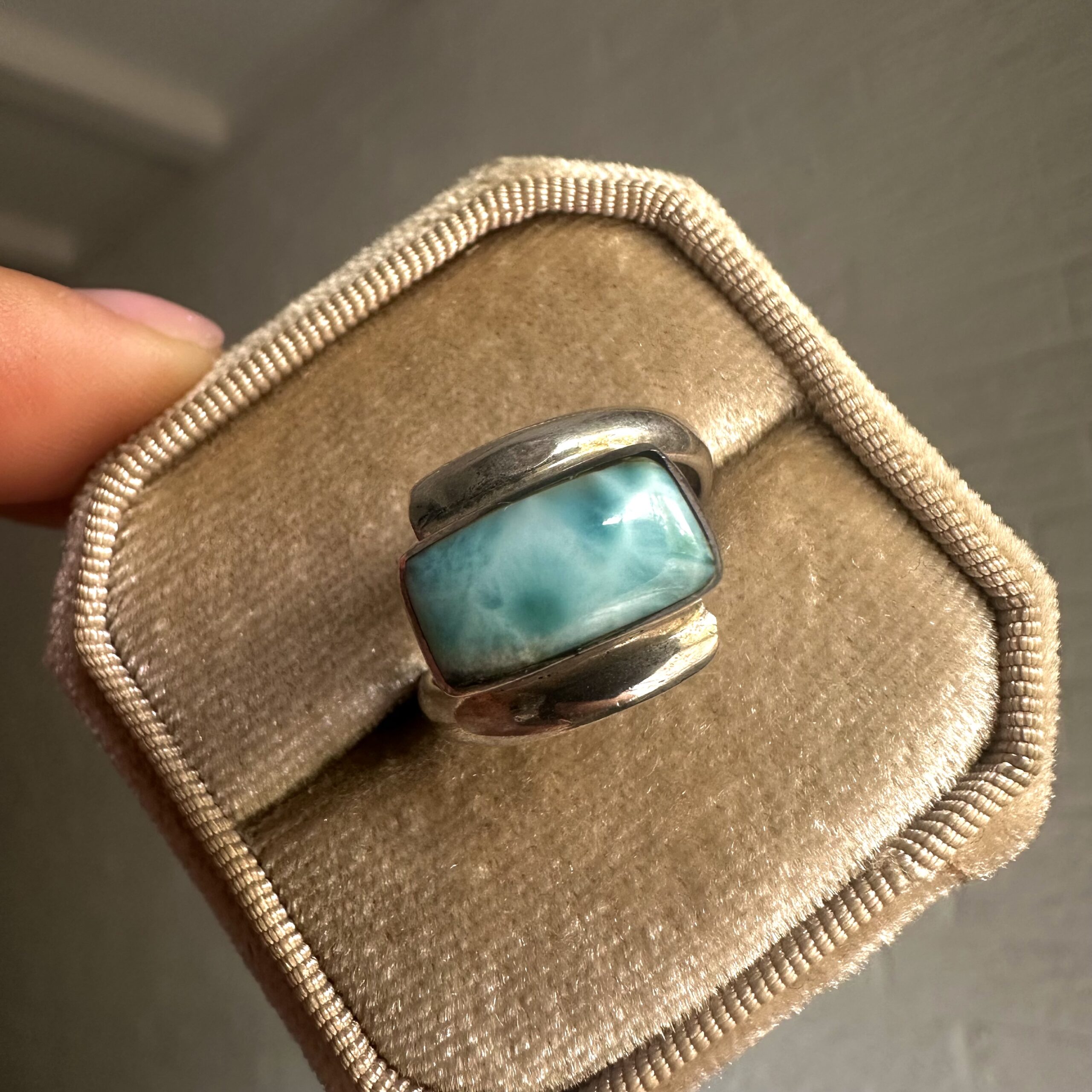 Elegant Larimar Ring - Image 6