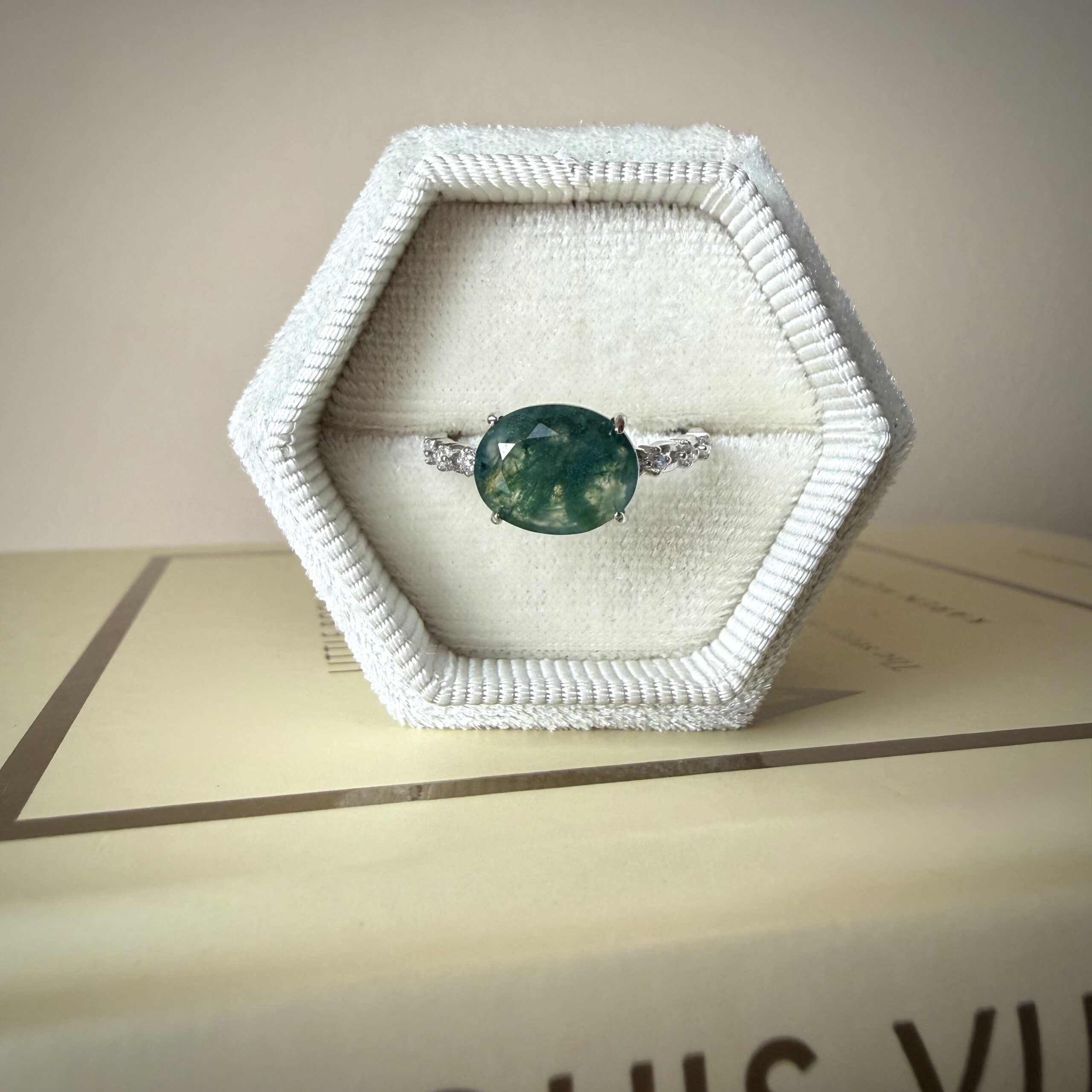 Moss Agate Fairy Ring