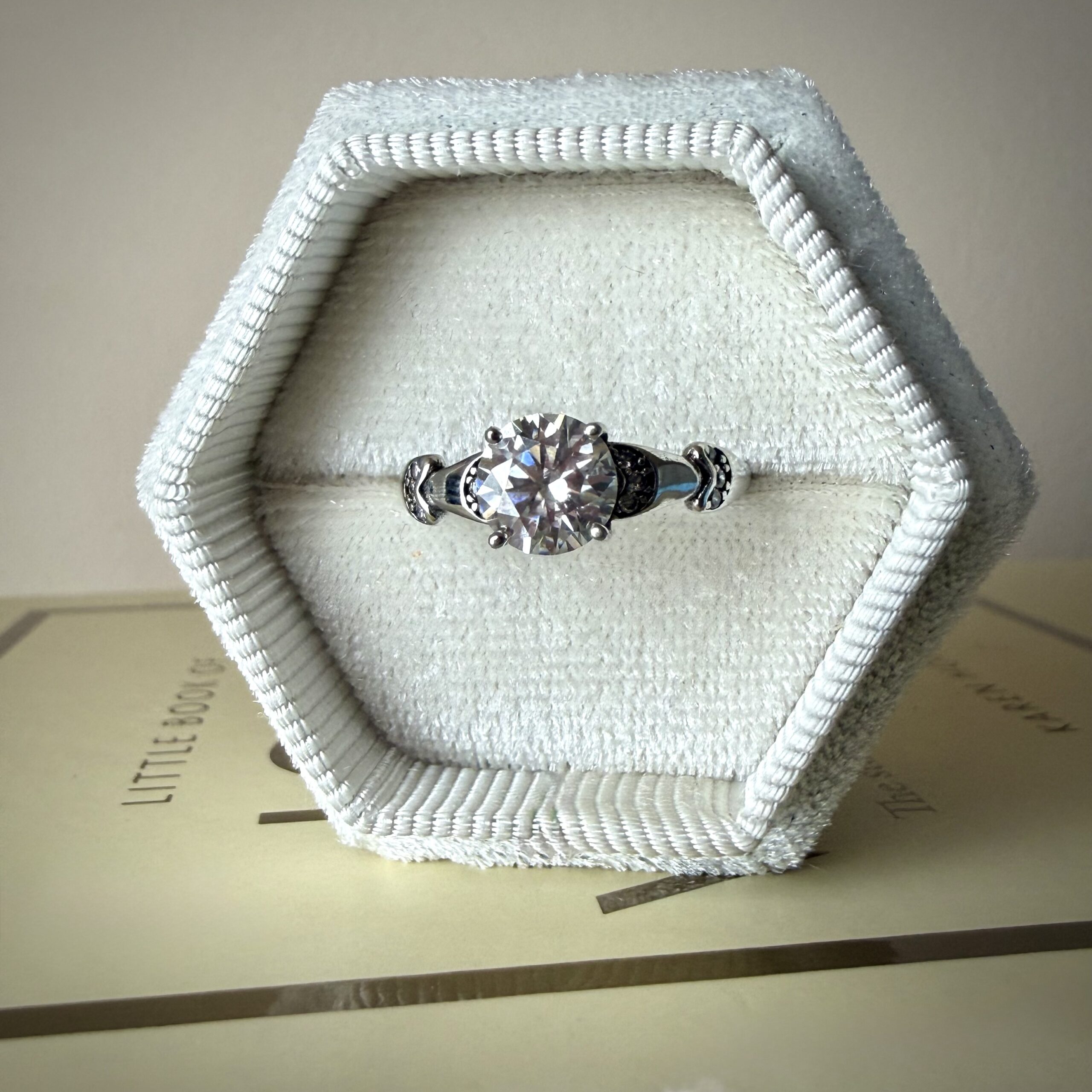 Marilyn Moissanite Promise Ring