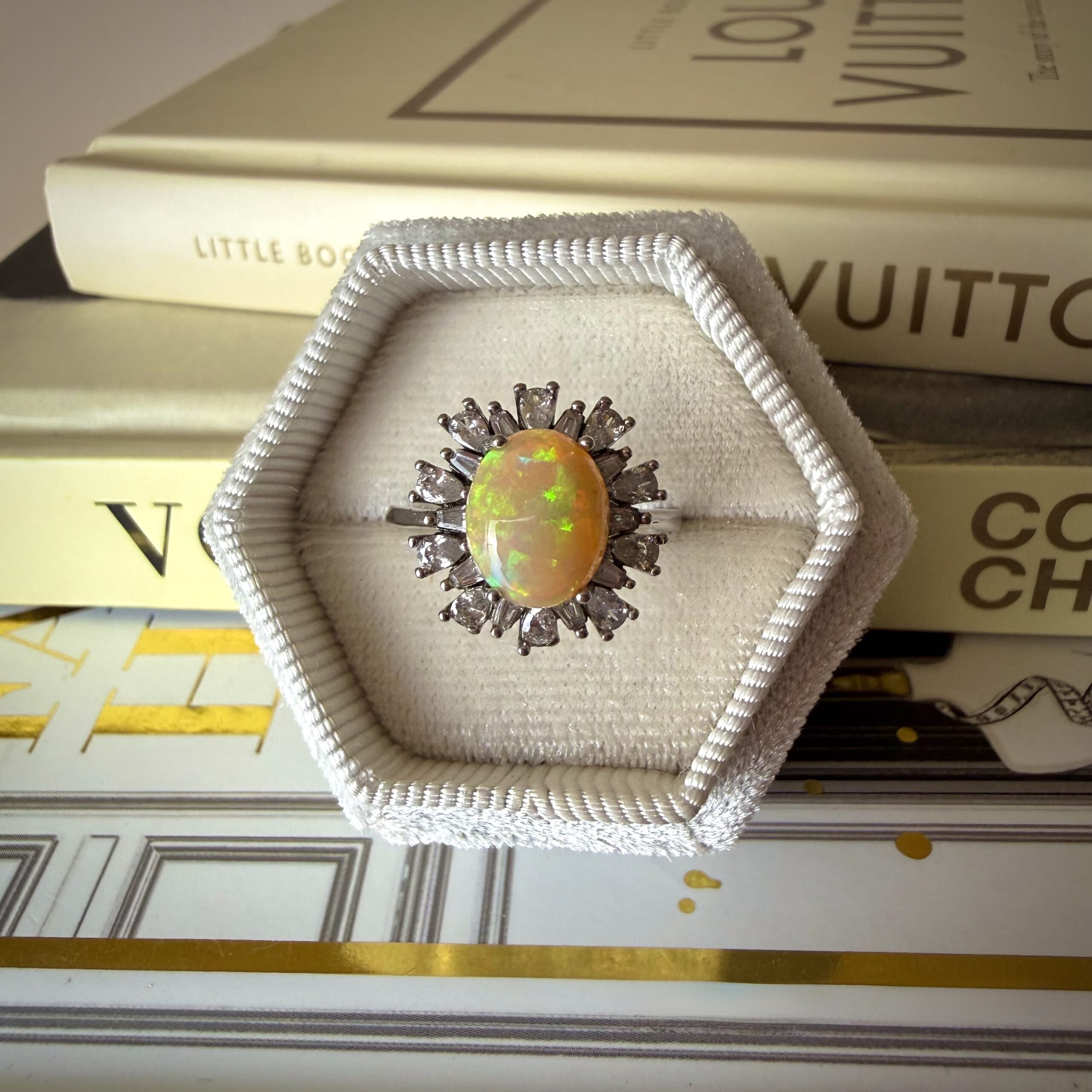 Opal Statement Cocktail Ring