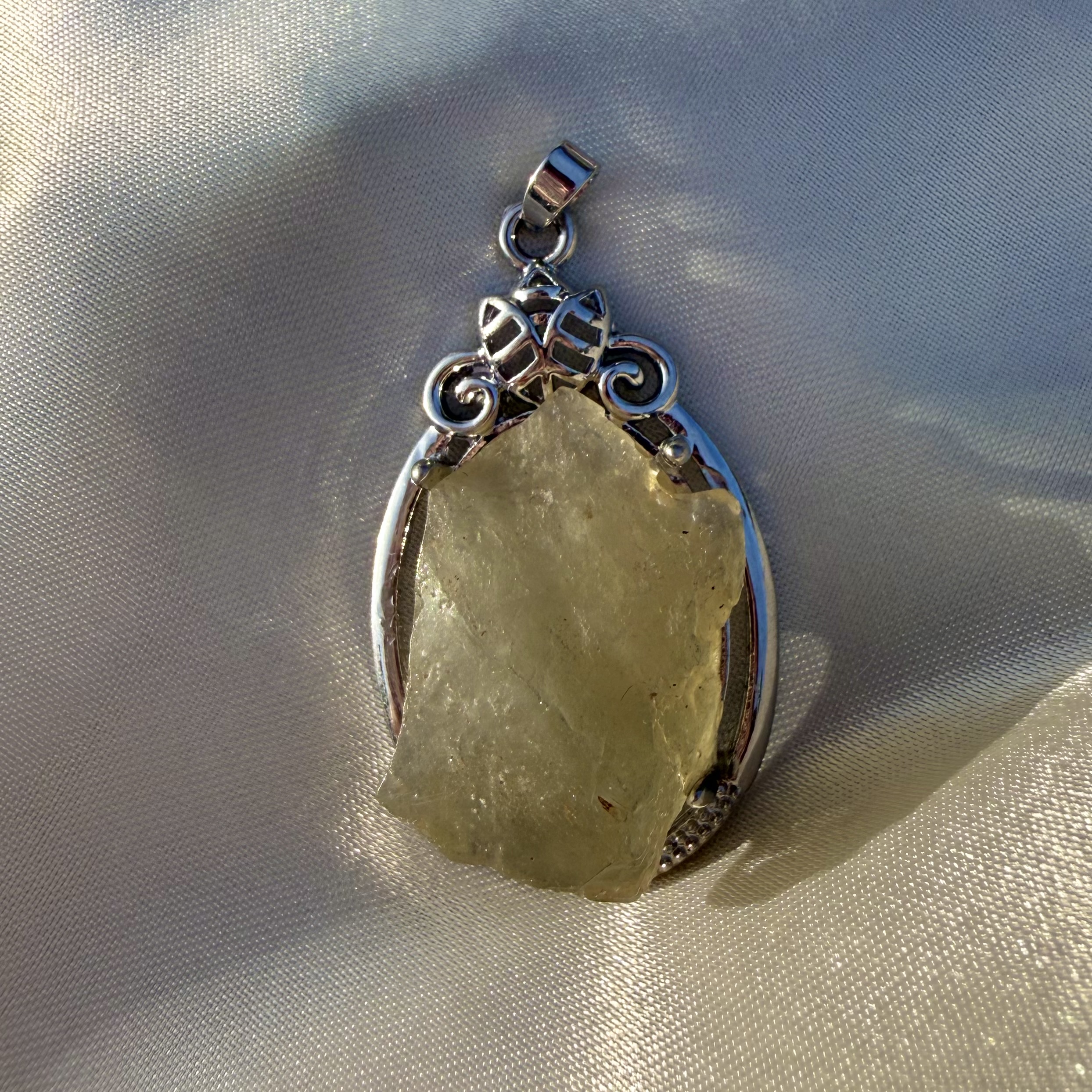 Libyan Desert Glass Pendant - Image 2