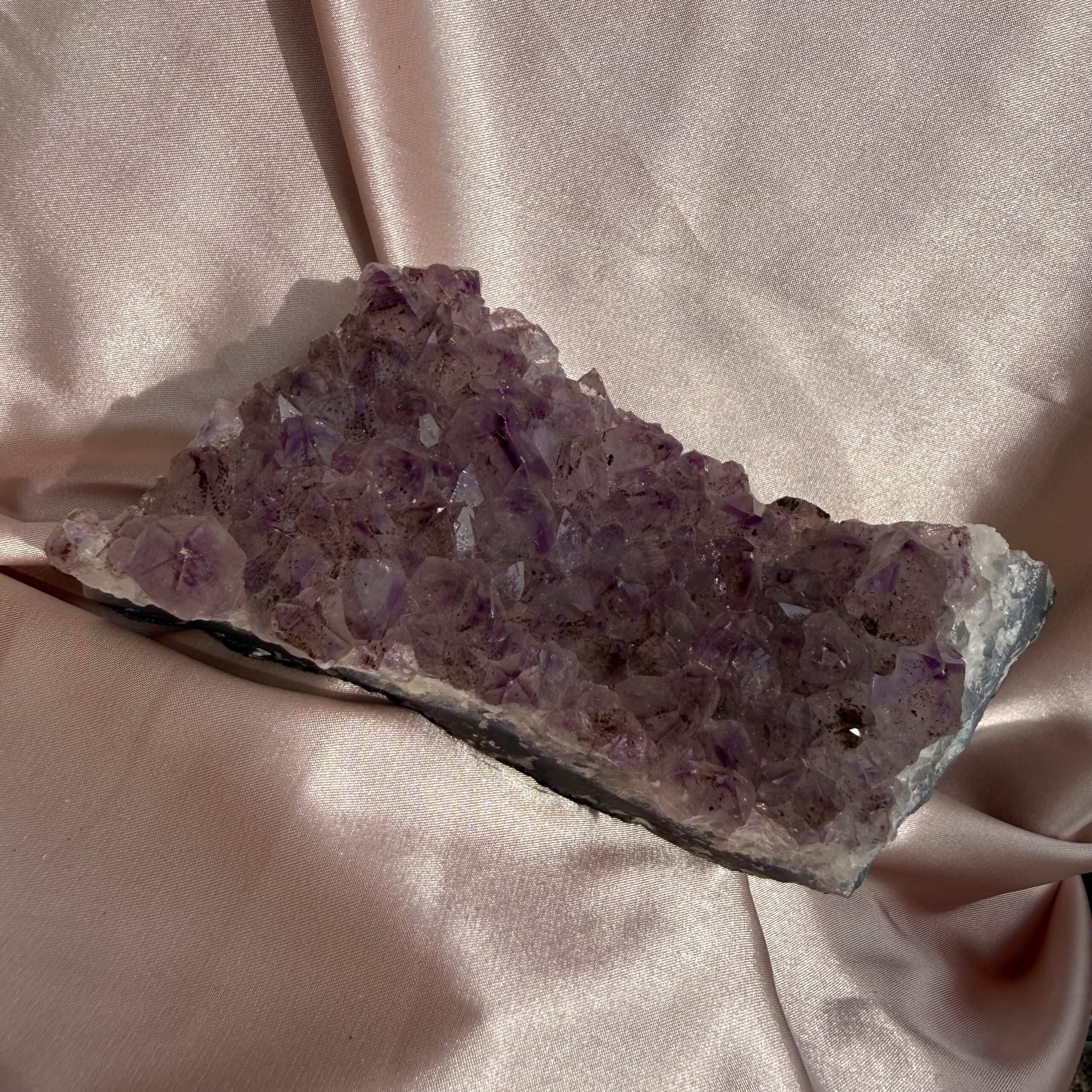 Lavender Amethyst Cluster — Raw Natural Beauty✩💜₊˚.🪻⋆☾⋆⁺₊🫧✧
