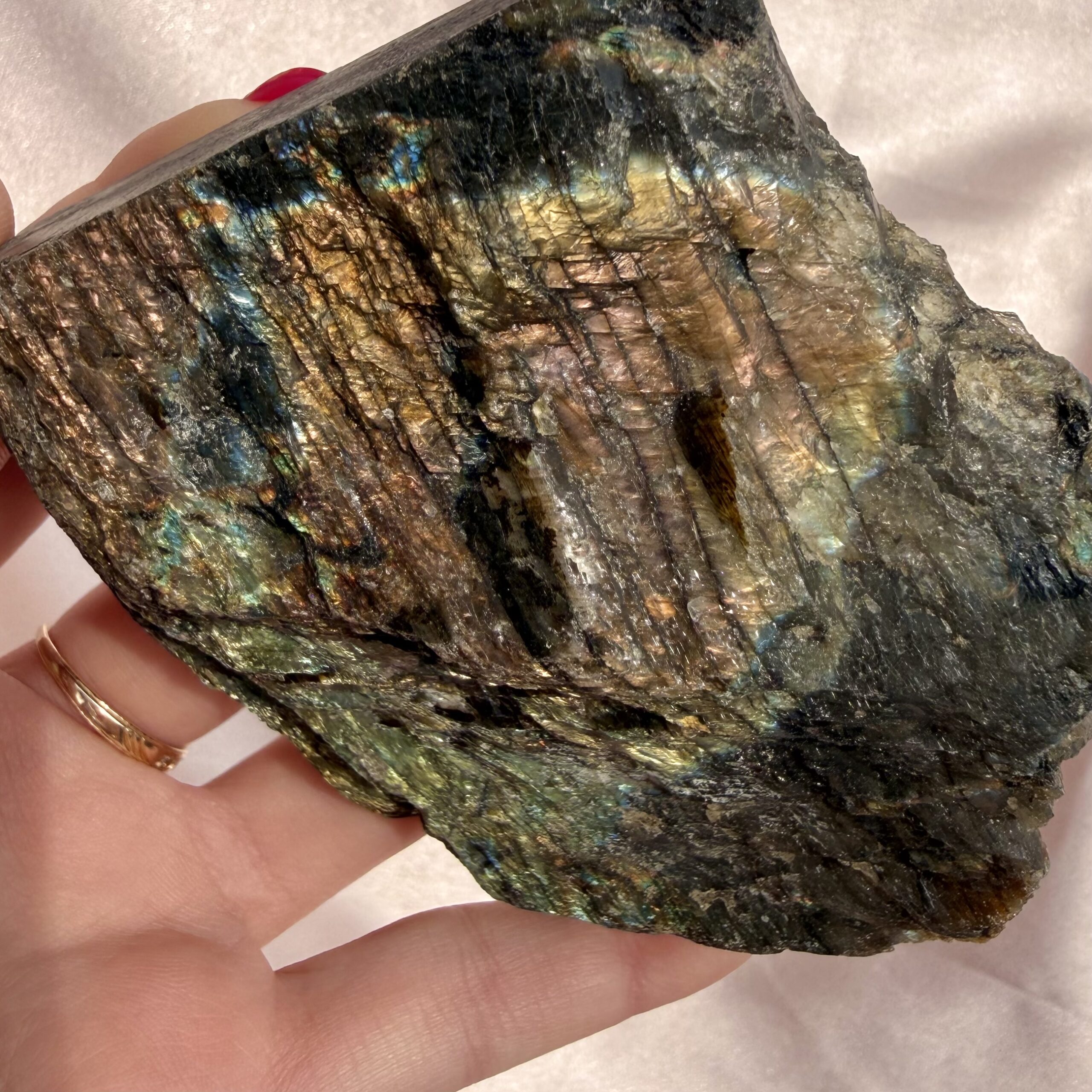 Half Polished Labradorite