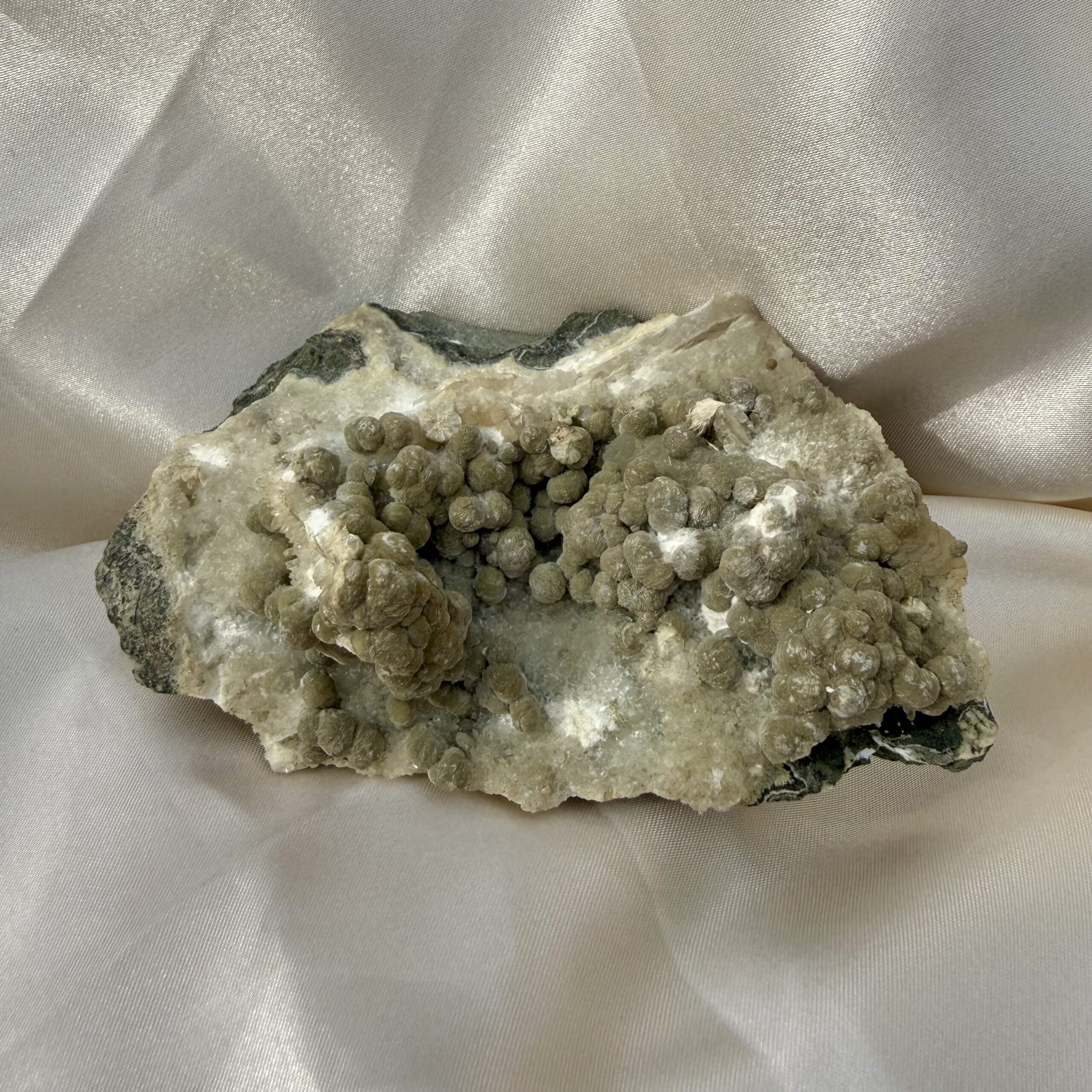 SPECIAL! Gyrolite, Apophyllite & Quartz Cluster - Image 2