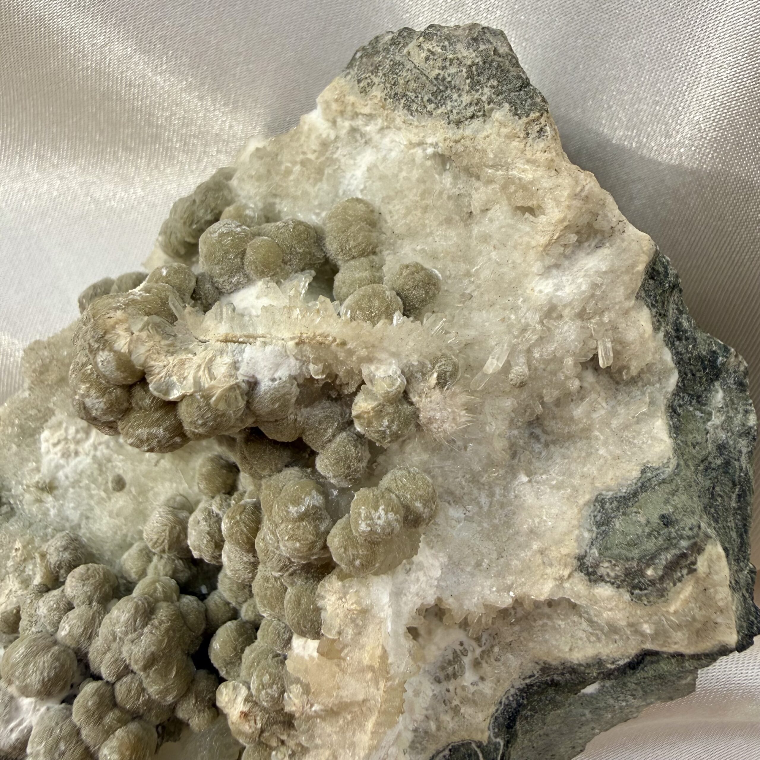 SPECIAL! Gyrolite, Apophyllite & Quartz Cluster - Image 3