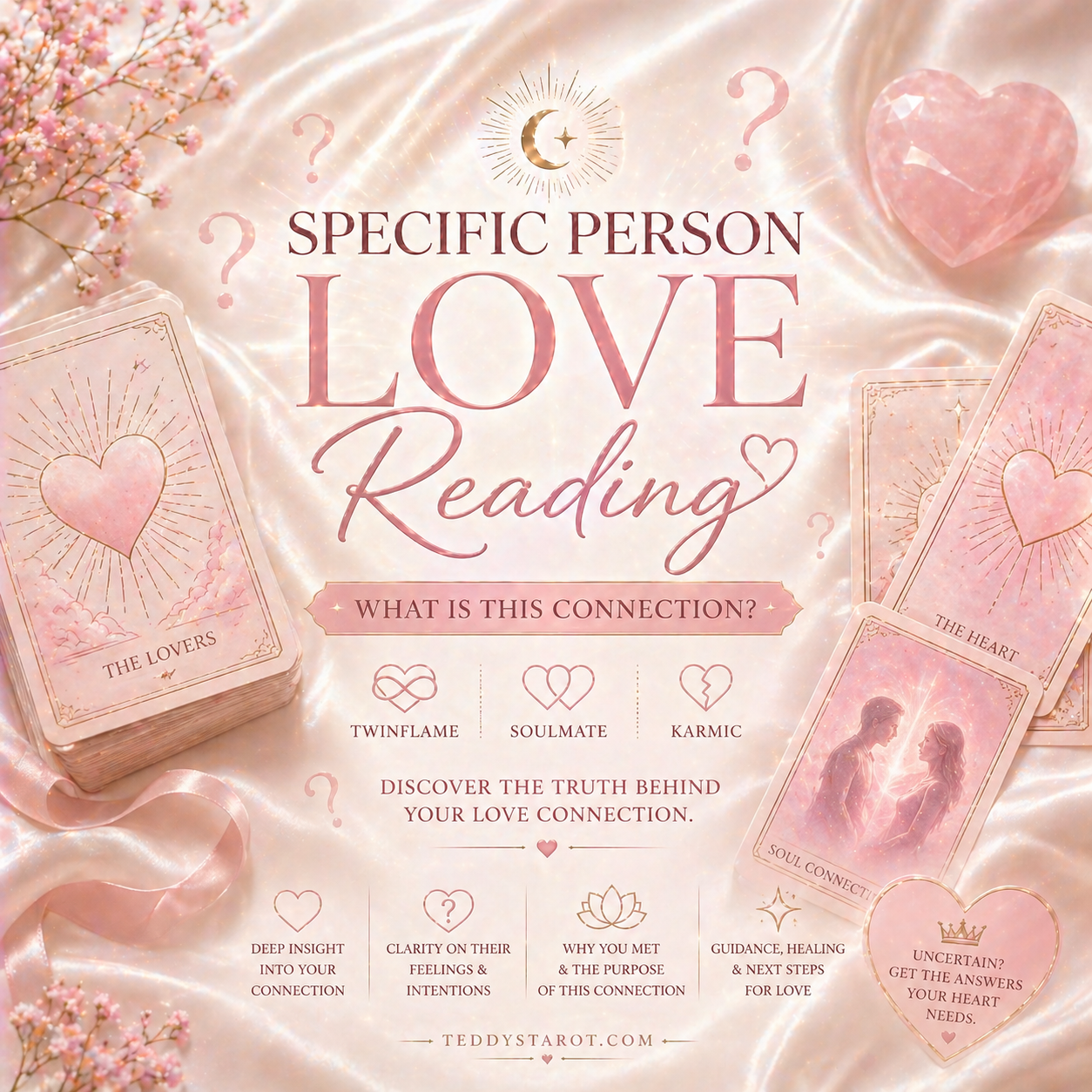 Specific Person LOVE Reading - Twinflame, Soulmate or Karmic? Find out the TRUTH..