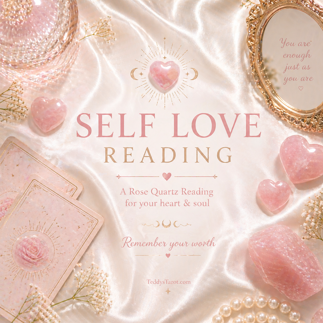 GLOW UP! Rose Quartz Reading