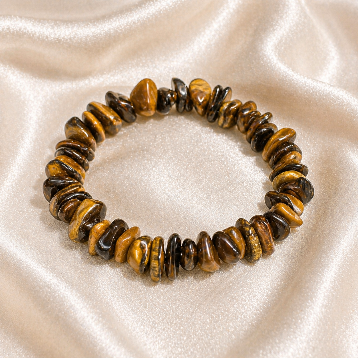 Tigers Eye Chip Bracelet