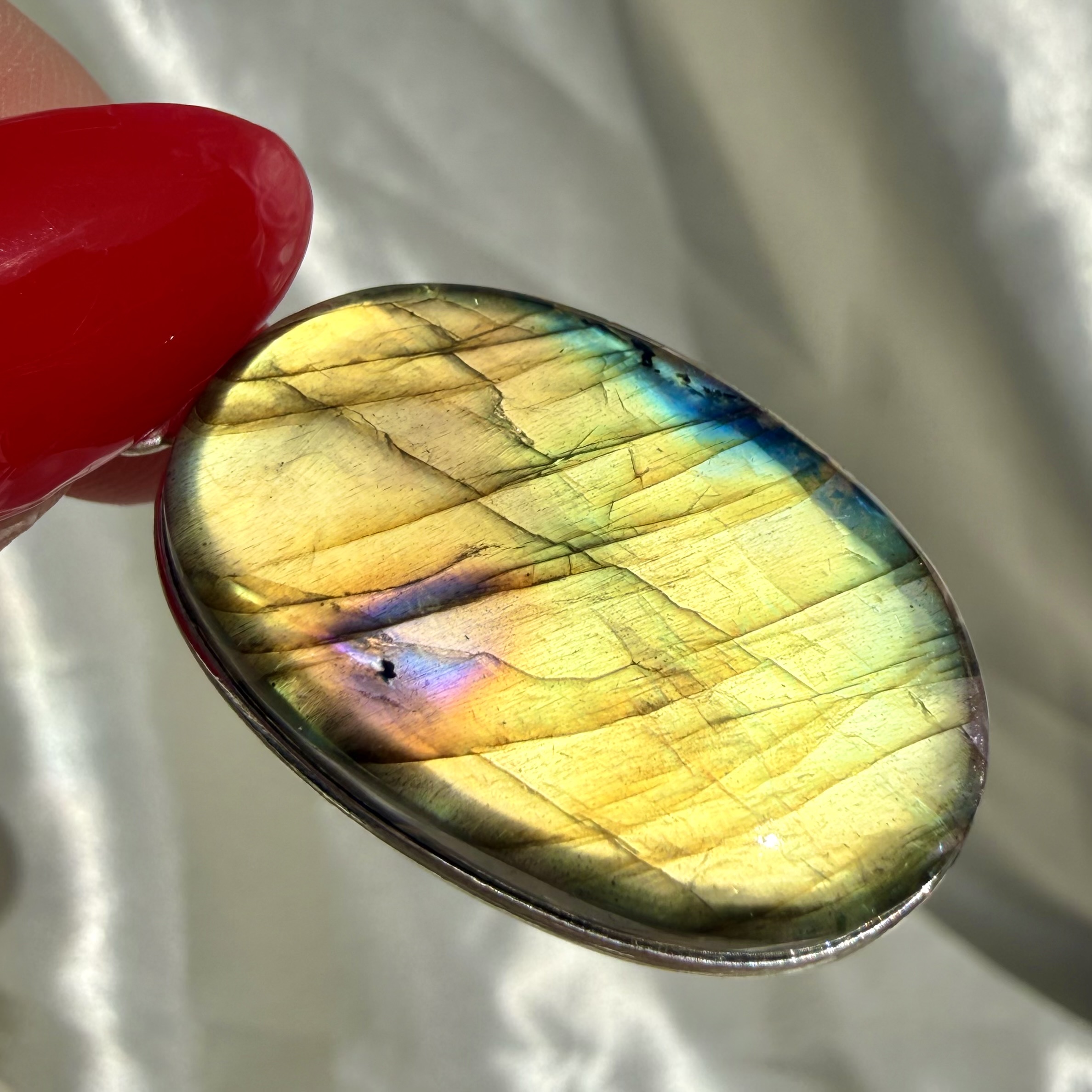 Labradorite Pendant Silver - Image 5