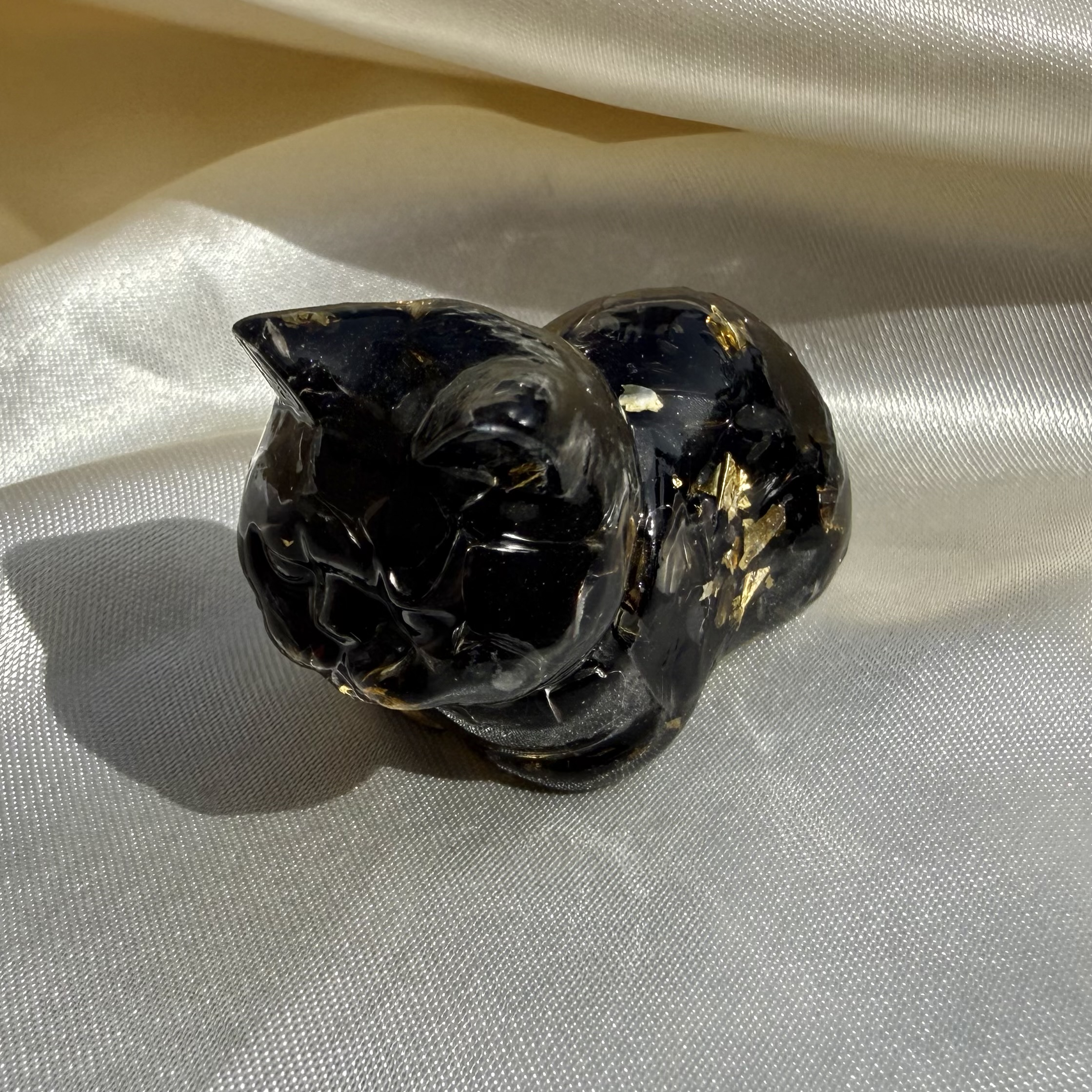 CUTIE! Obsidian Cat