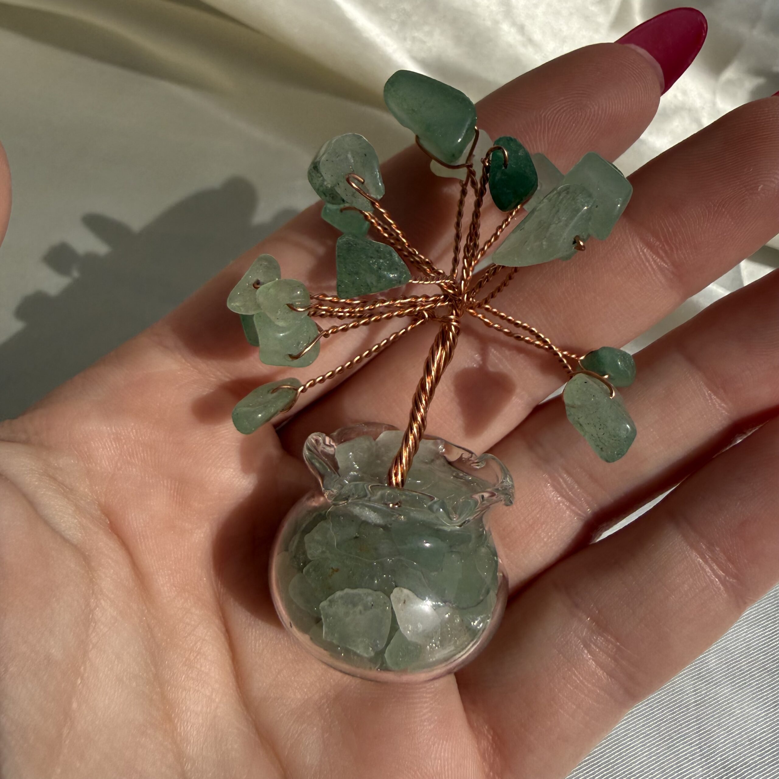 Green Aventurine Crystal Tree - Image 2