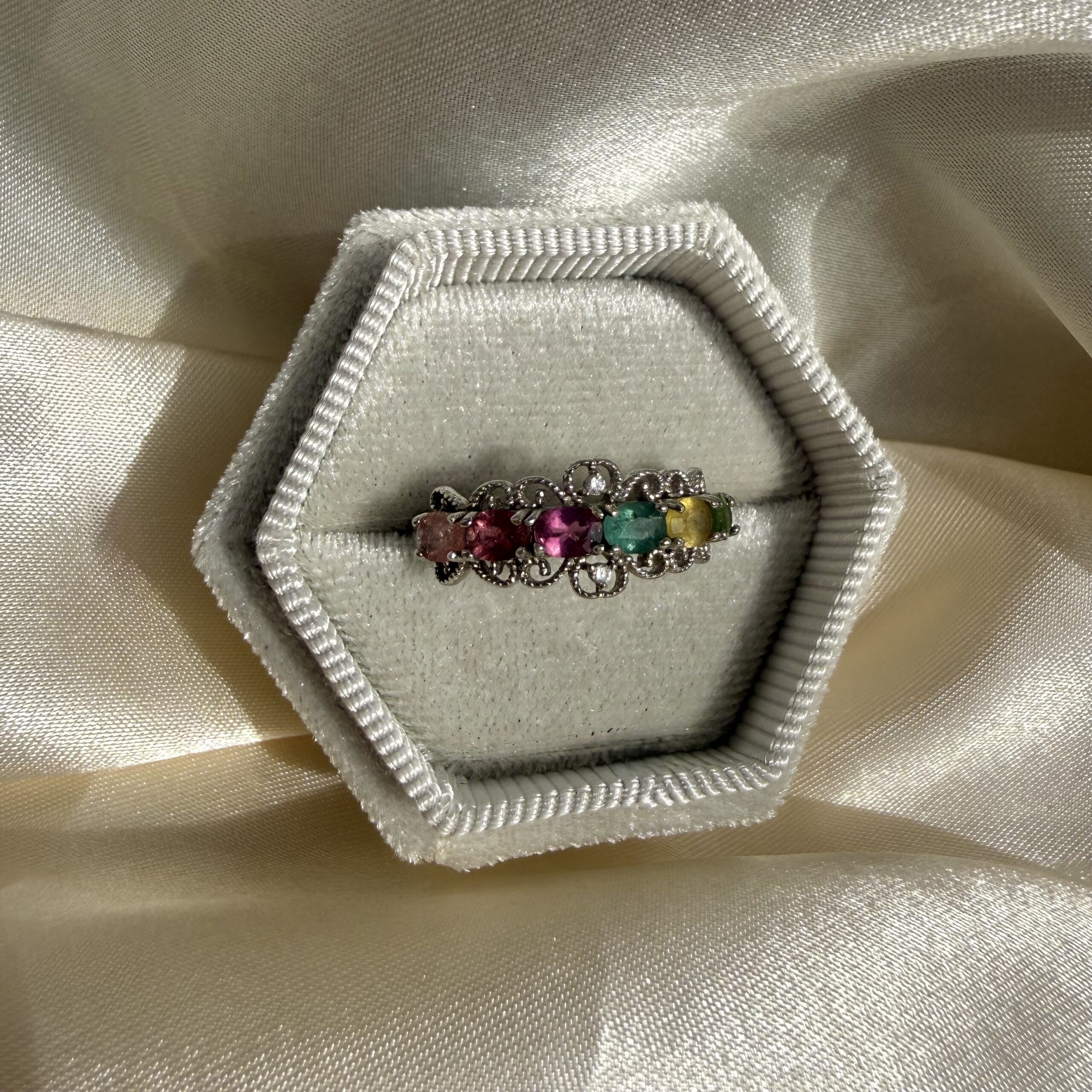 Rainbow Tourmaline Ring Wicked